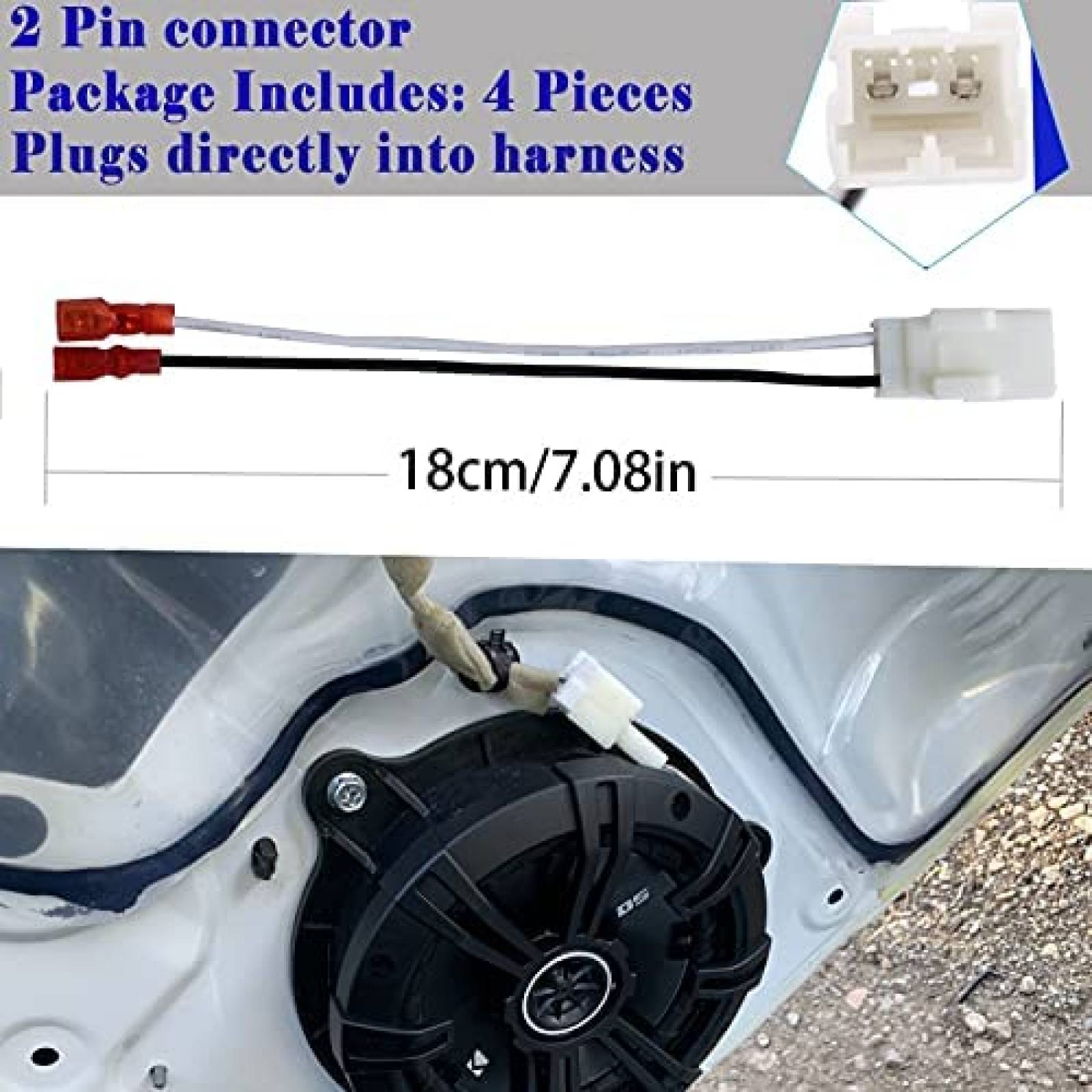 Pack arnes para bocina Danbojit 72-6514 x4 -Blanco