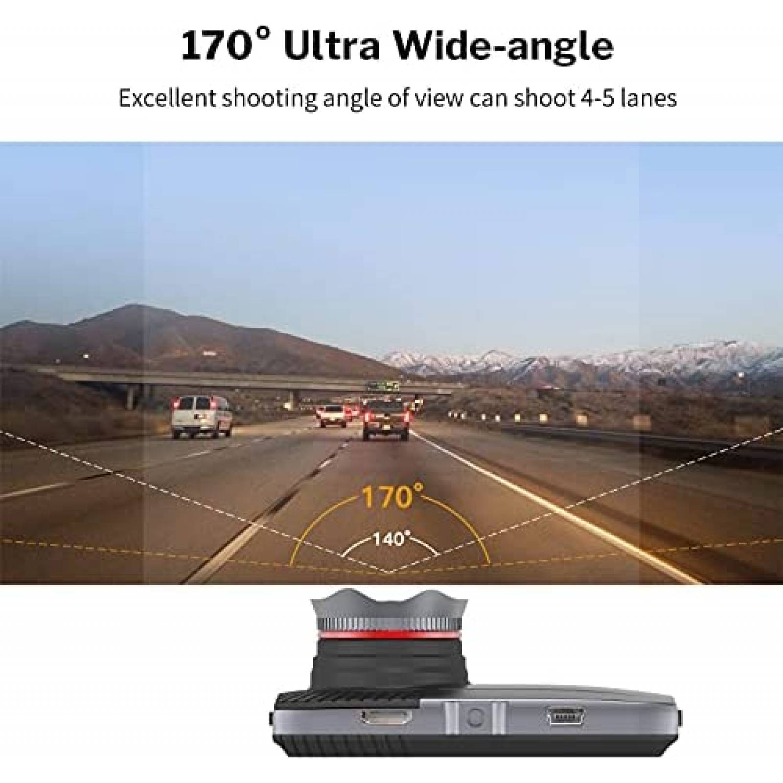 Camara para tablero auto DEEWAZ 1296P 3" -Plateado/negro