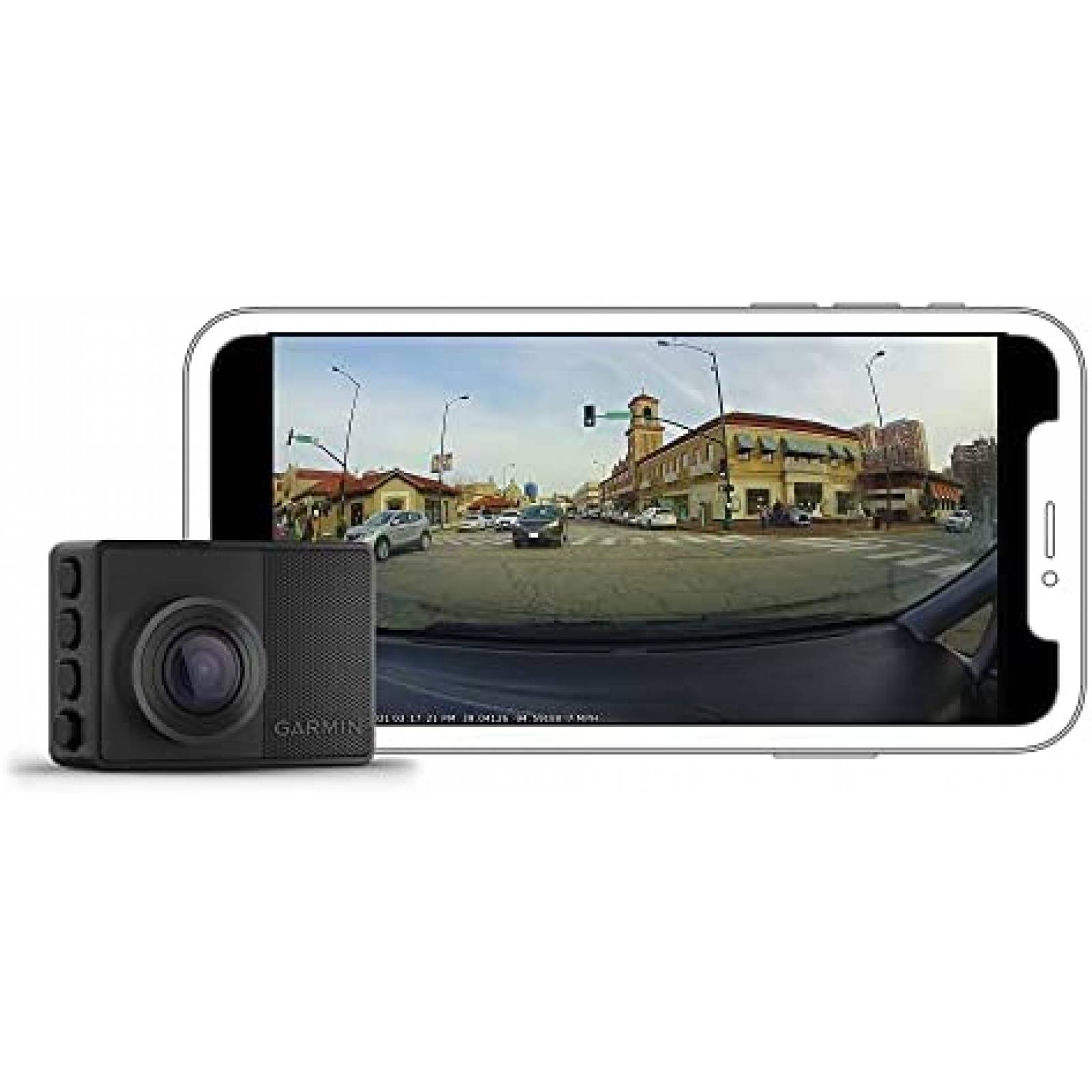 Dash Cam Garmin 67W 1440p y FOV extra ancho de 180 grados