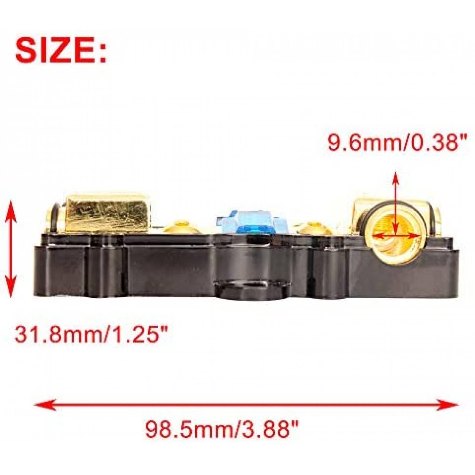 Fusible soporte JUNPIN HARDWARE Coche estereo audio en linea