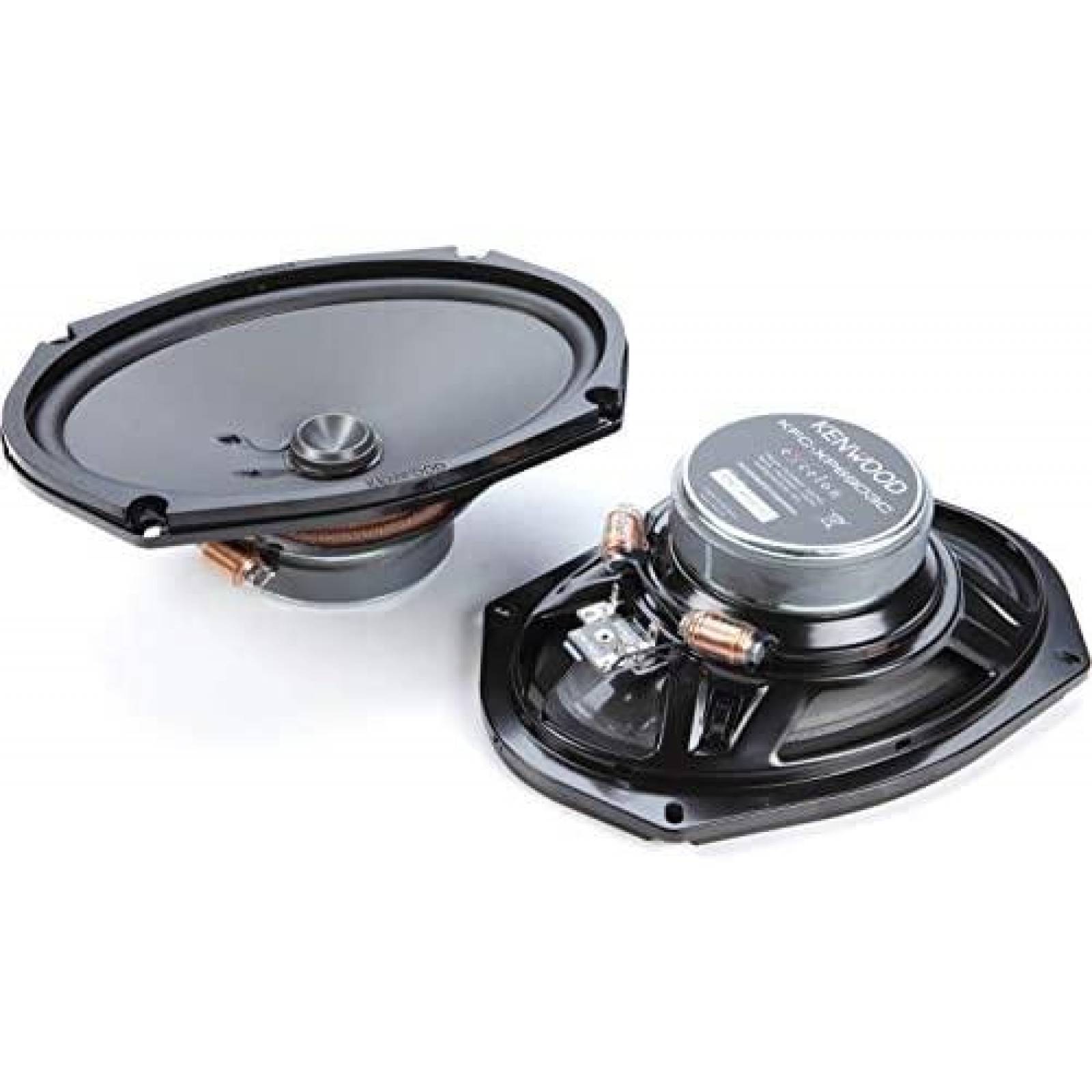 2 Bocinas Kenwood 300 Watts para Automovil 4 Ohms -Negro