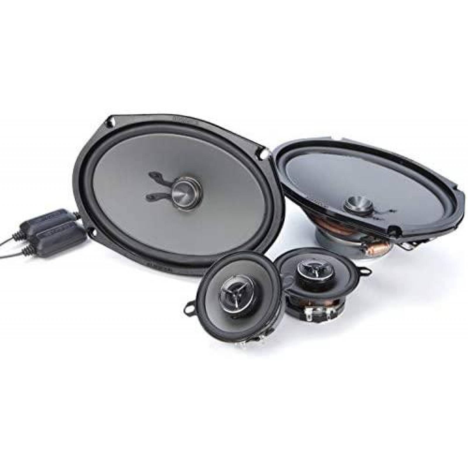 2 Bocinas Kenwood 300 Watts para Automovil 4 Ohms -Negro