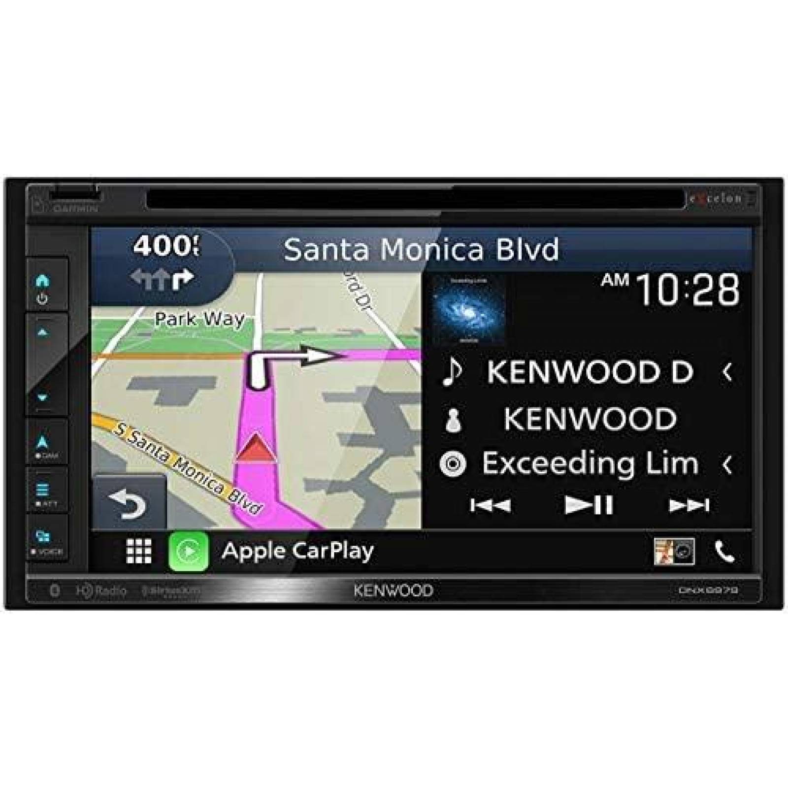 Panel Tactil Kenwood Excelon DNX697S 6.8'' DVD HD Bluetooth