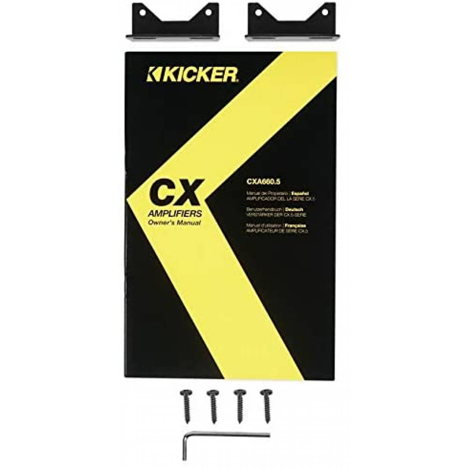 Amplificador Kicker 46CXA660.5 5 Canales 90W Clase D -Negro