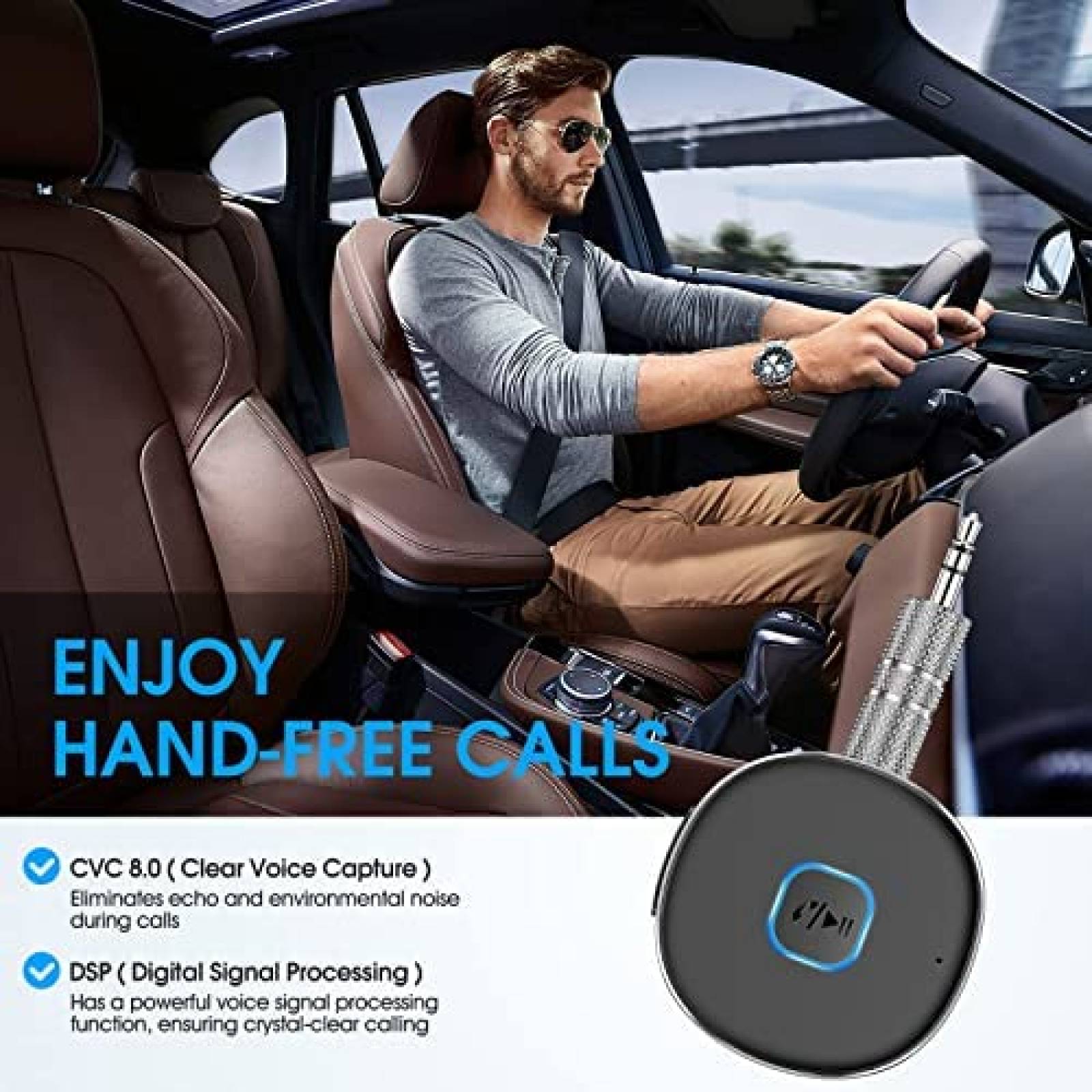 Auxiliar Bluetooth LAICOMEIN Inalambrico Audio Recibidor