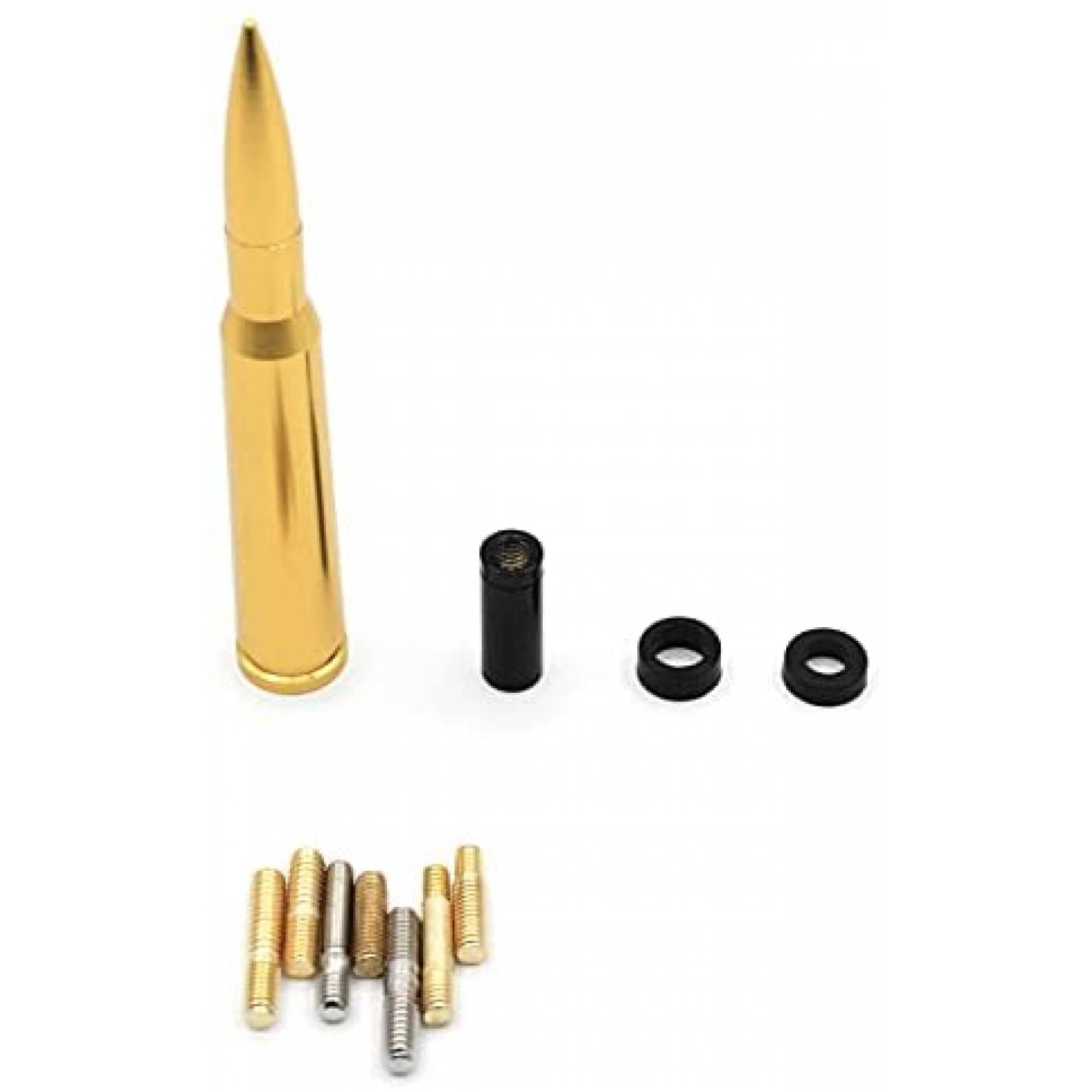 Antena para Auto MAOERYAN 5.5" Forma de Bala -Dorado