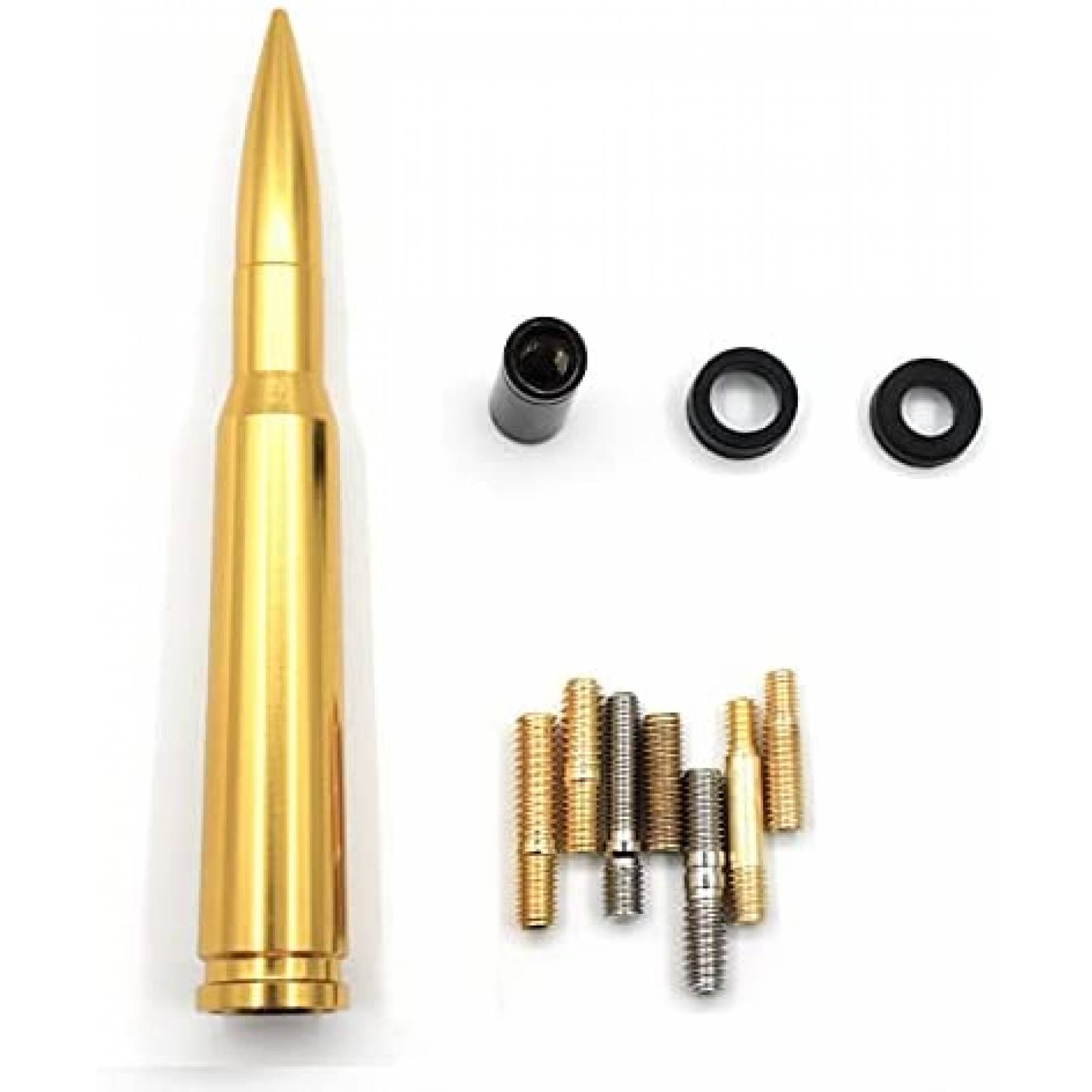 Antena para Auto MAOERYAN 5.5" Forma de Bala -Dorado