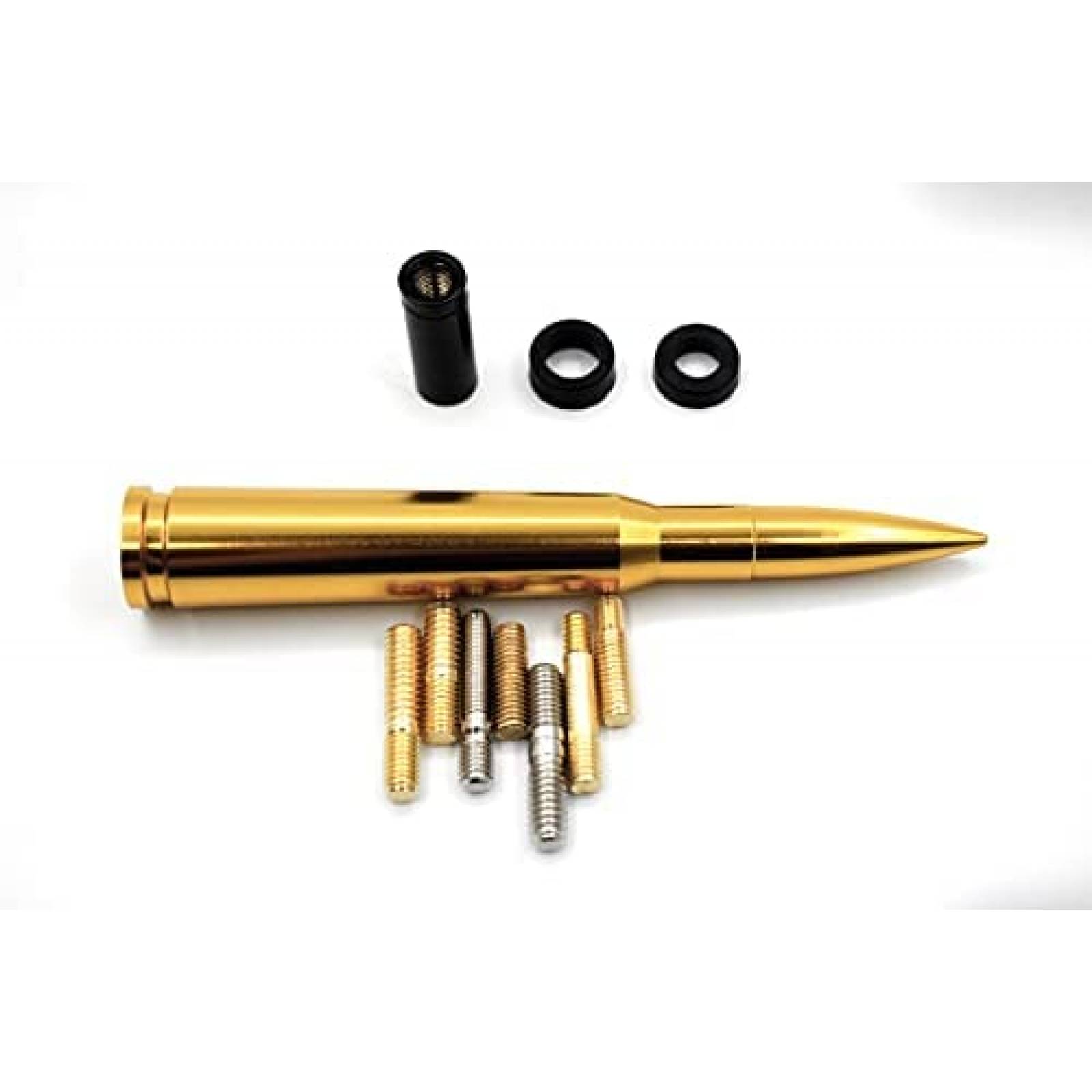 Antena para Auto MAOERYAN 5.5" Forma de Bala -Dorado