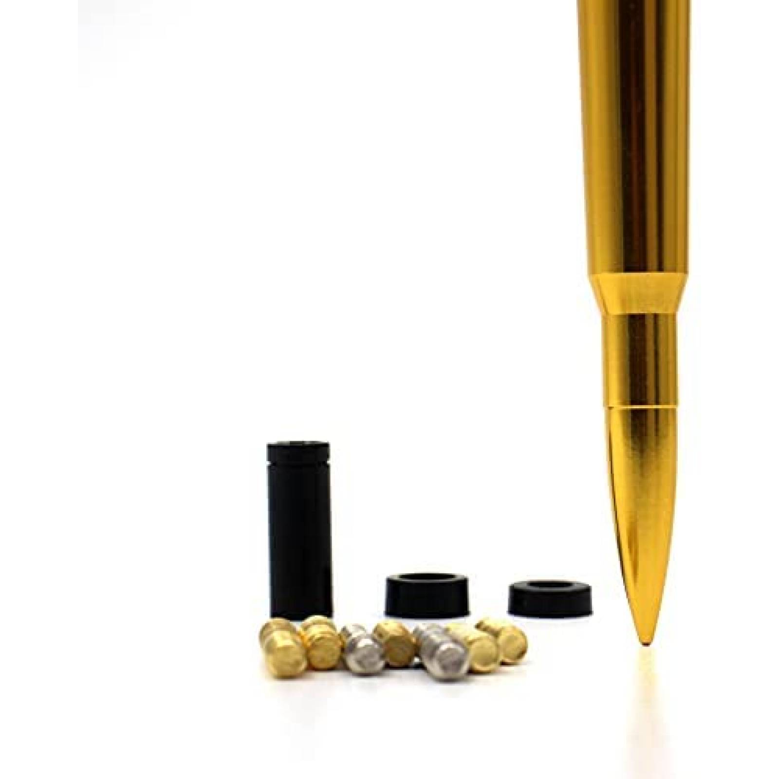 Antena para Auto MAOERYAN 5.5" Forma de Bala -Dorado