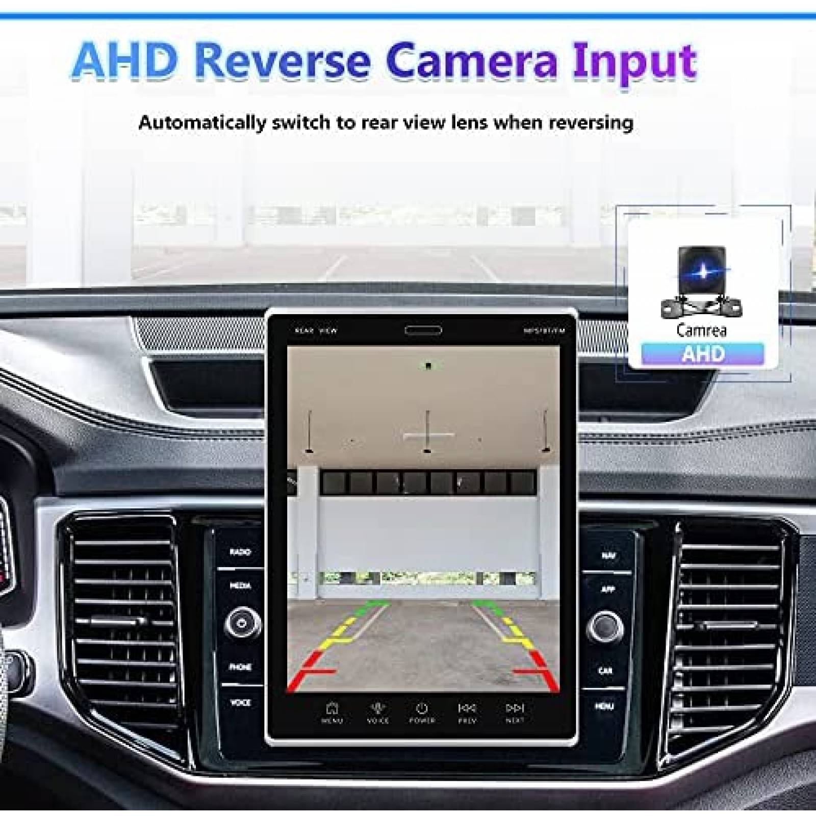 Estereo Rimoody Para Automovil Pantalla Vertical 9.5''-Negro