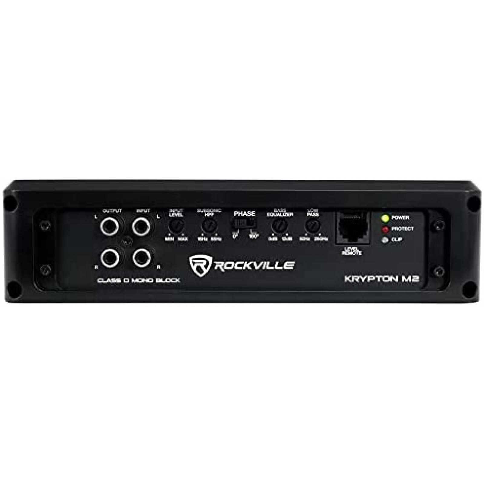 Amplificador de coche Rockville Krypton-M2 y control remoto