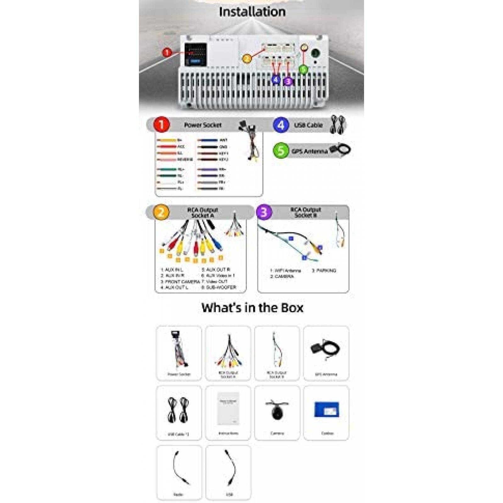 Pantalla de Navegacion p/Auto SXNAVI 9.7" 2GB 32GB Android