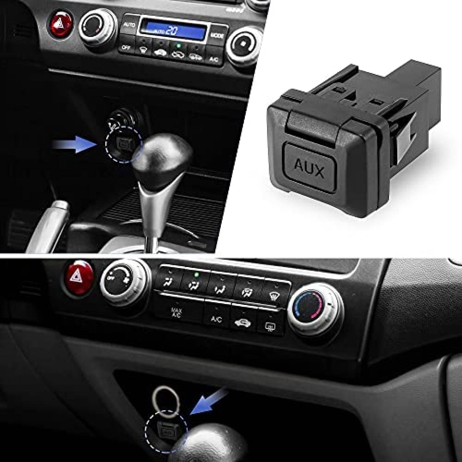 Adaptador auxiliar X AUTOHAUX para Honda Civic 2006-2011
