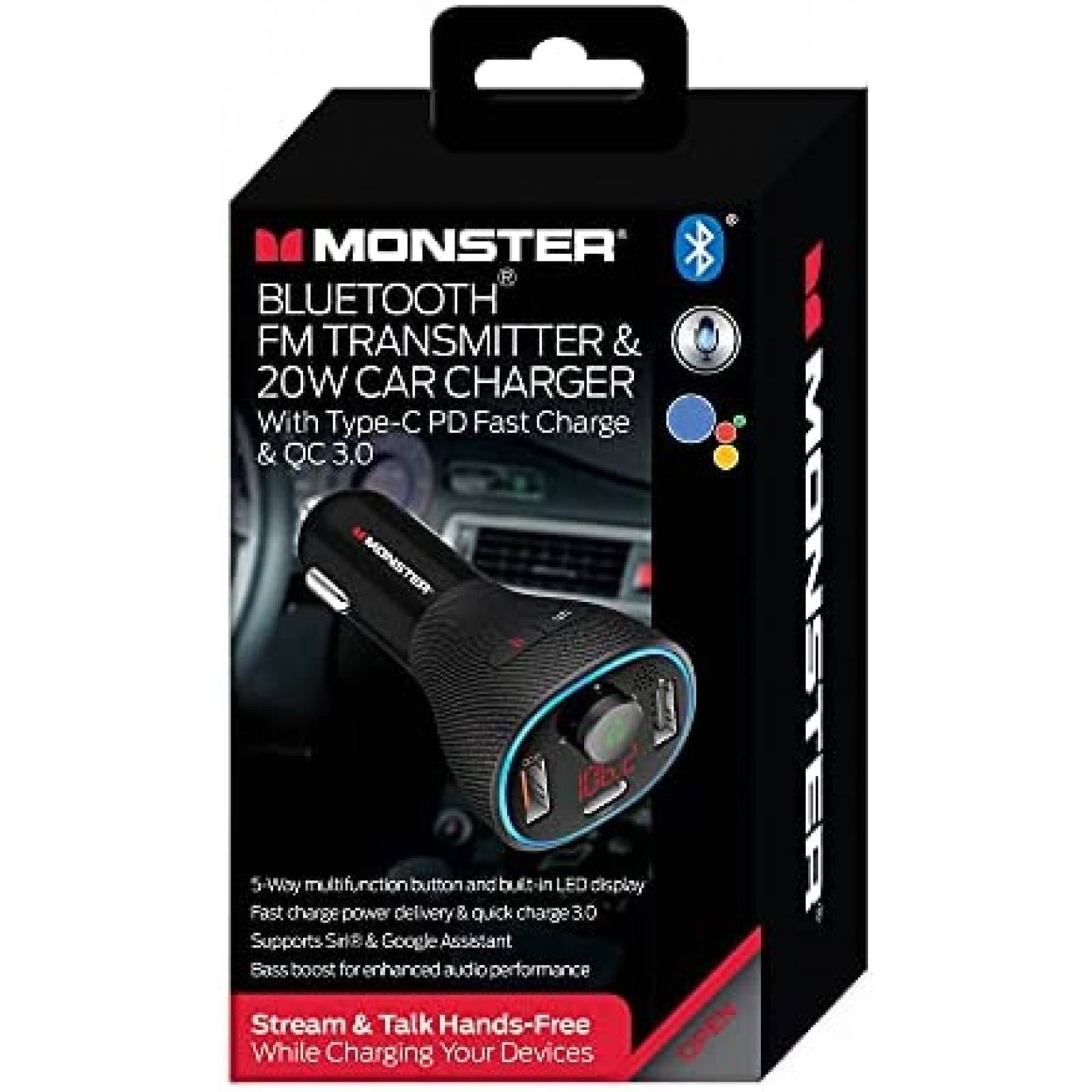 Transmisor Xtreme Digital Lifestyle FM Bluetooth -Negro