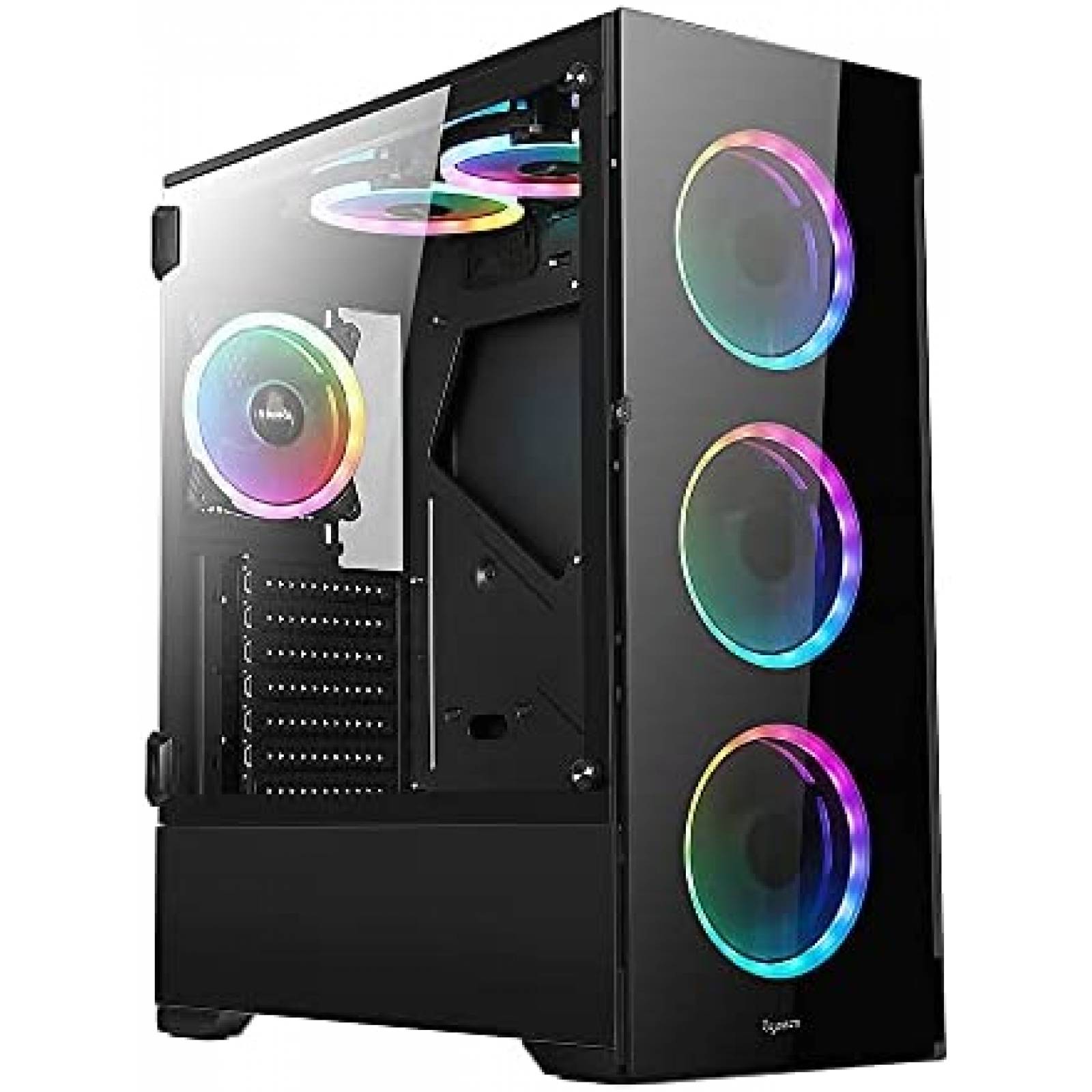 Caja PC Bgears B-Voguish-RGB c/Ventiladores RGB -Negro