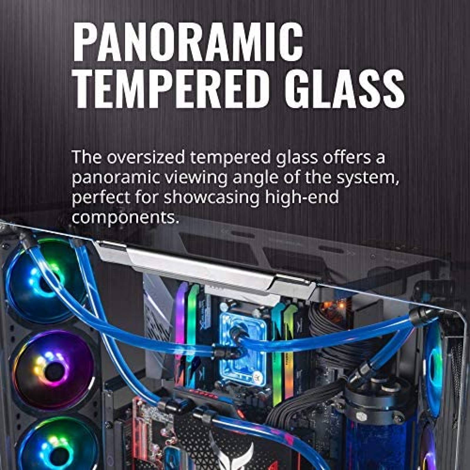 Gabinete Cooler Master MasterFrame 700 27.64x12.05'' -Negro