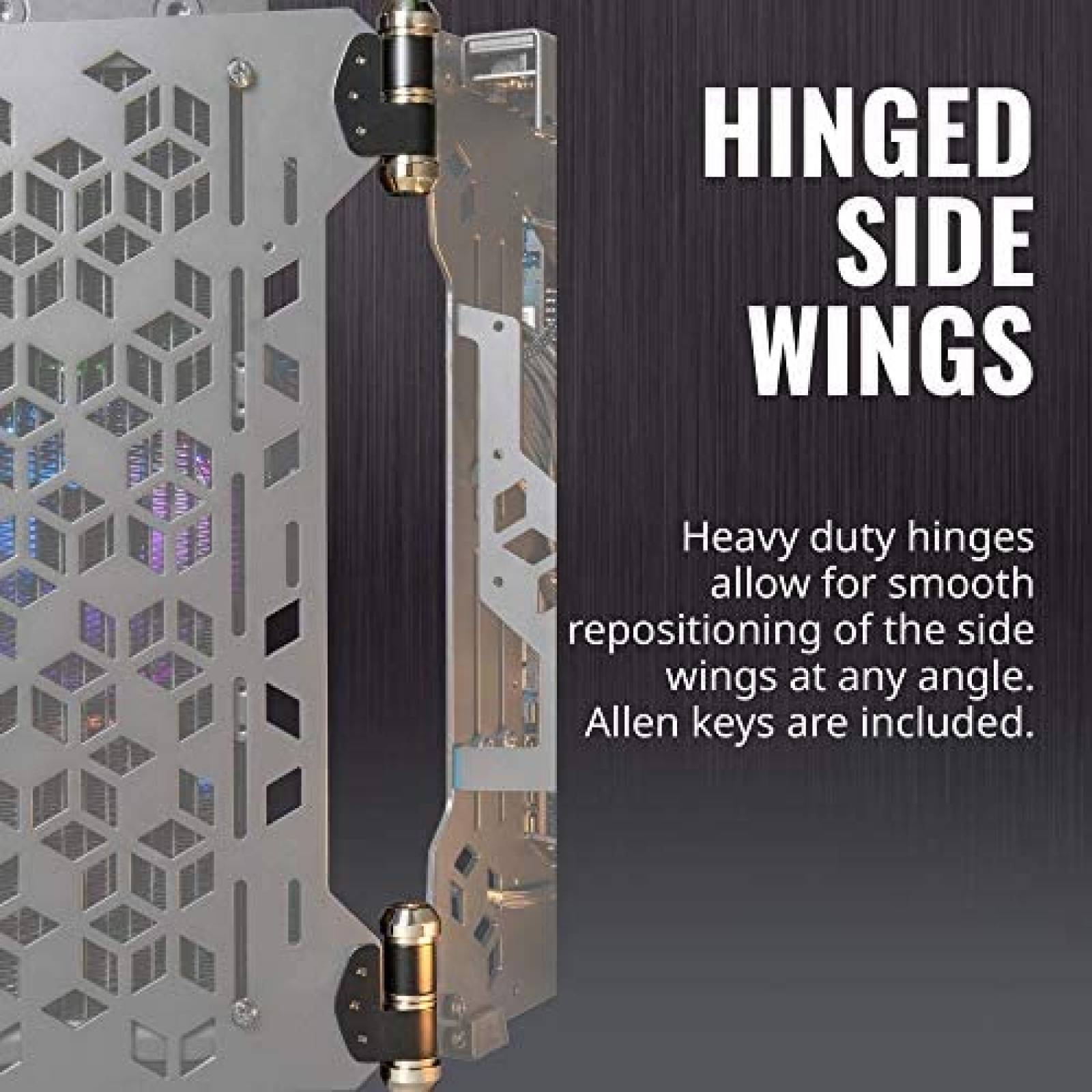 Gabinete Cooler Master MasterFrame 700 27.64x12.05'' -Negro