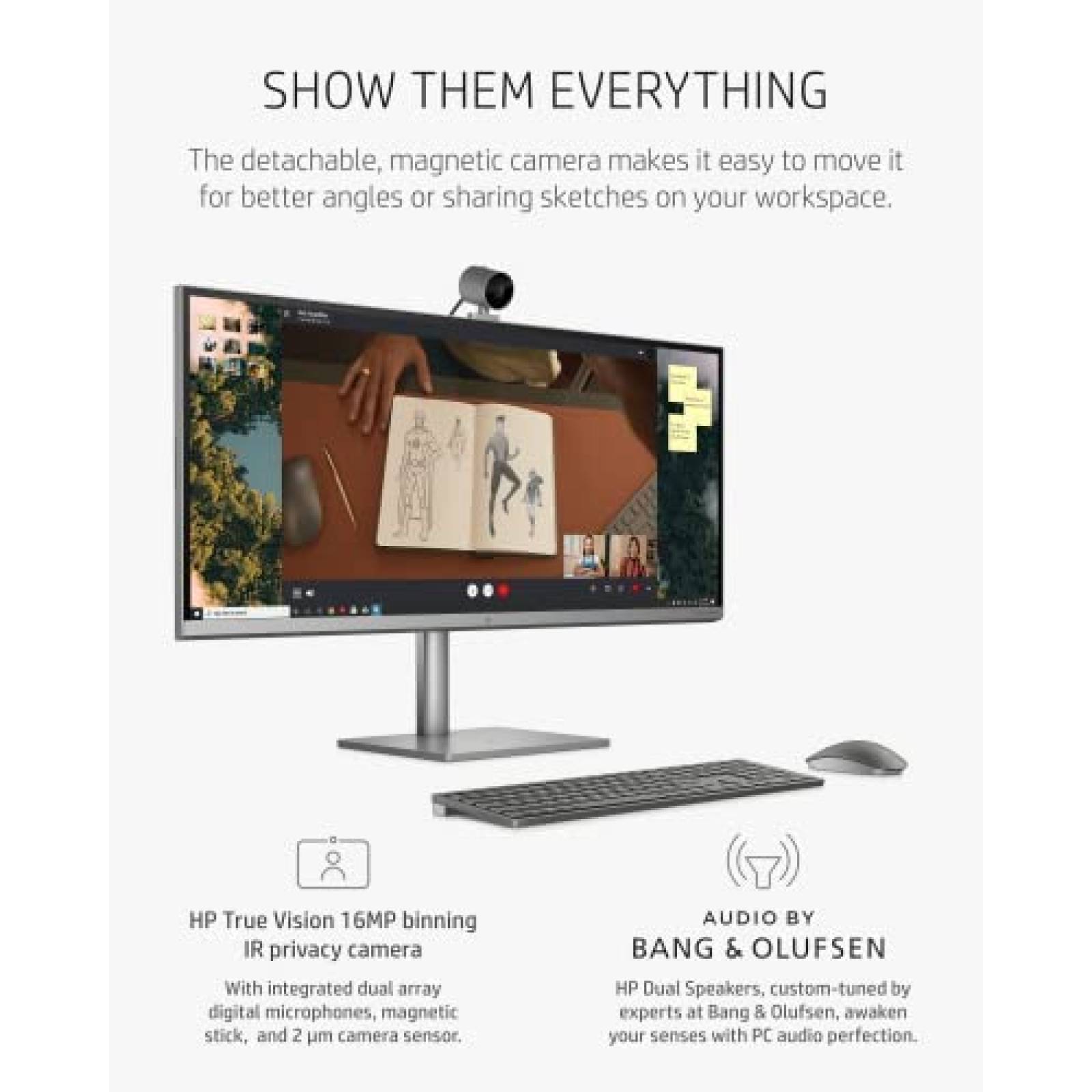 Desktop Todo en Uno HP Envy 34-c0010 34'' i7 32GB 512GB SSD