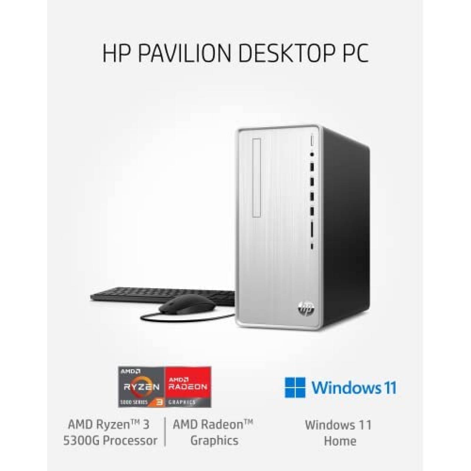Desktop HP Pavilion TP01-2032 Ryzen 3 4GB 256 GB Win 11 Home