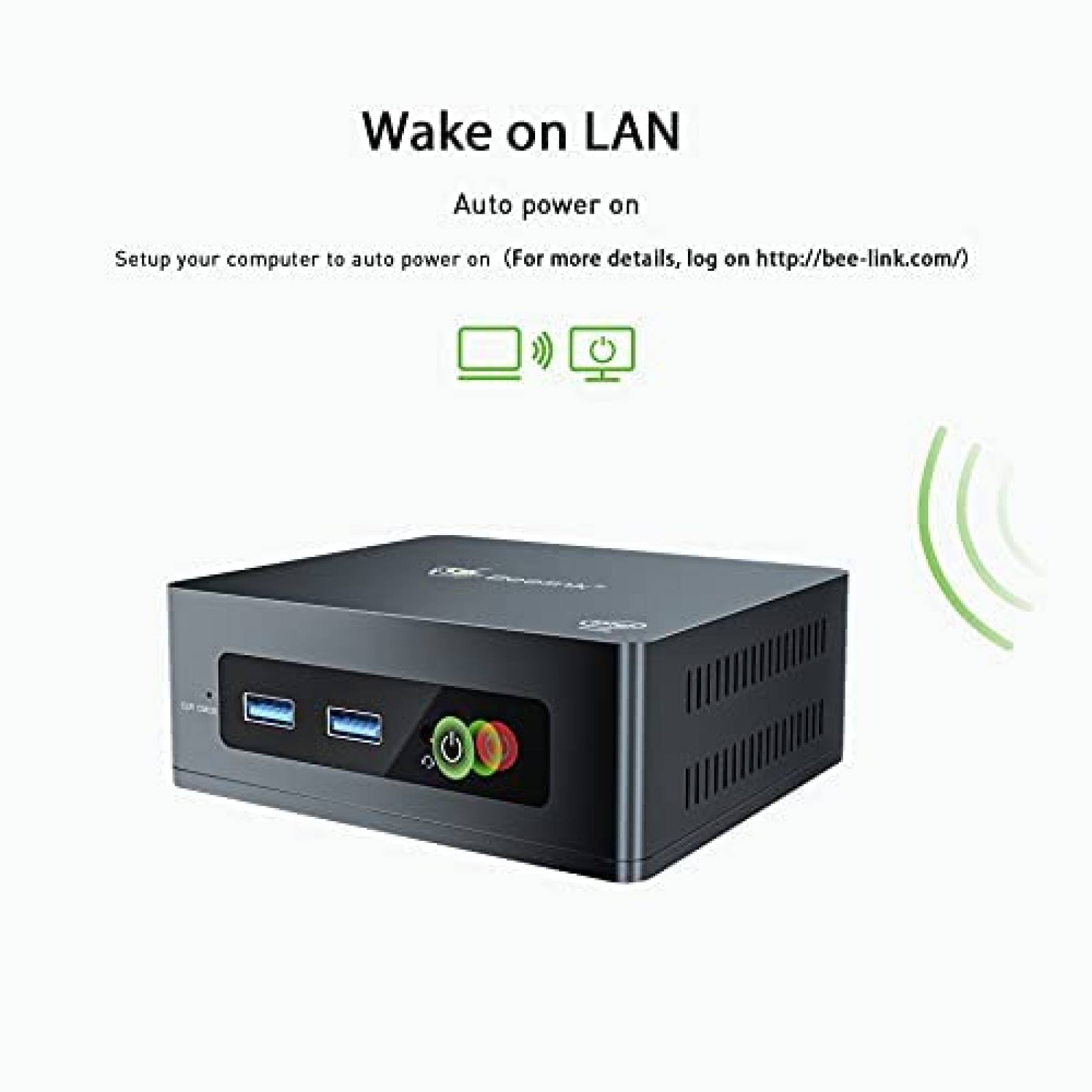 Mini PC Intel GK35 J3455 Graphics 500 8GB 128GB Windows 10