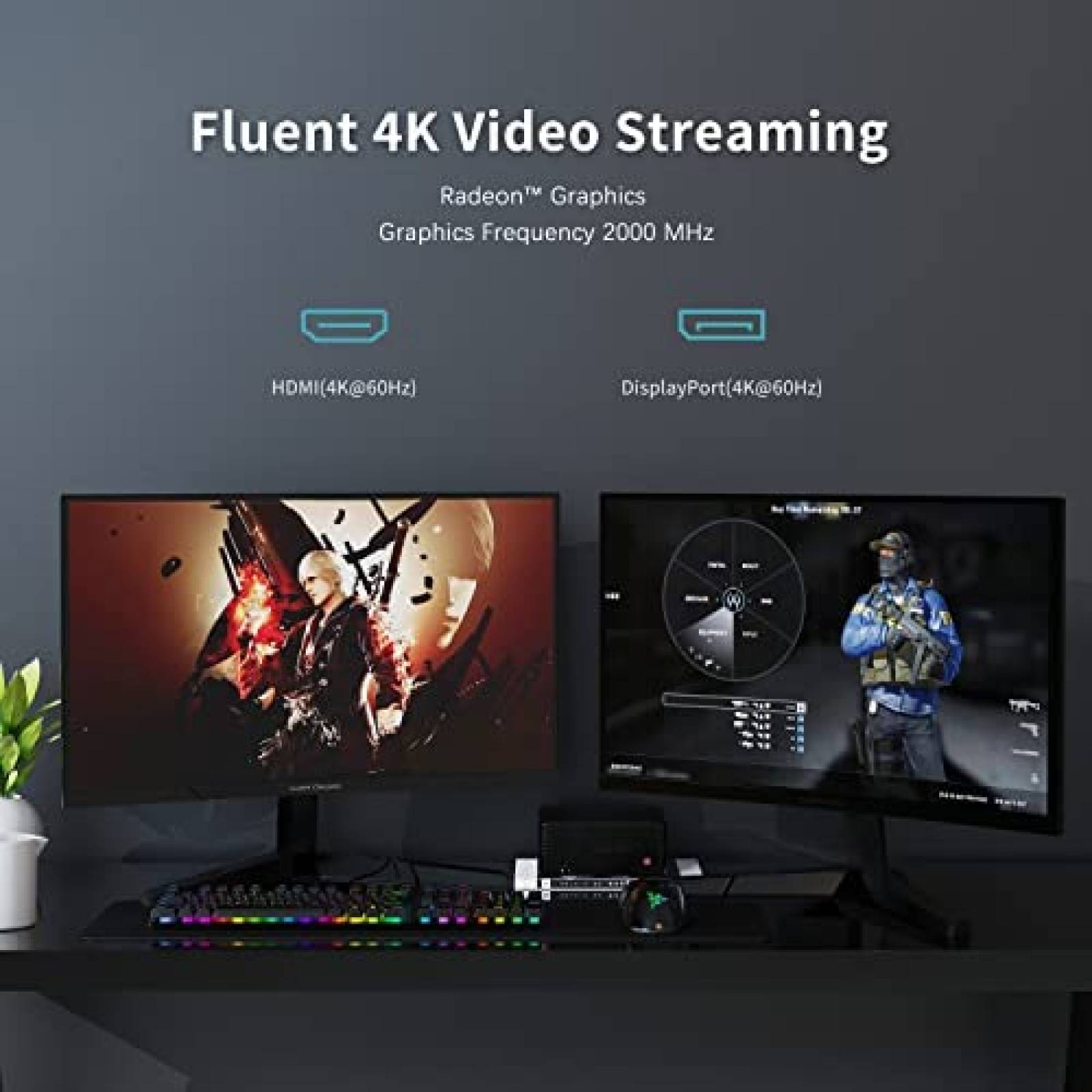 Mini PC MINISFORUM Elitemini X500 Ryzen 7 32GB RAM + 512GB