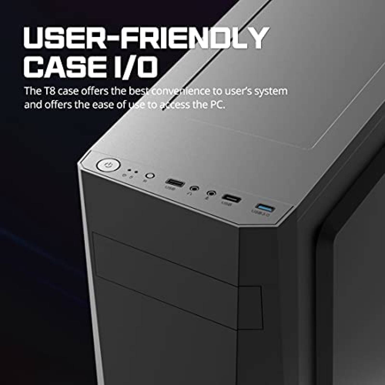 Caja para PC Zalman T9 ATX RGB USB 3.0 Ventilador de 120mm