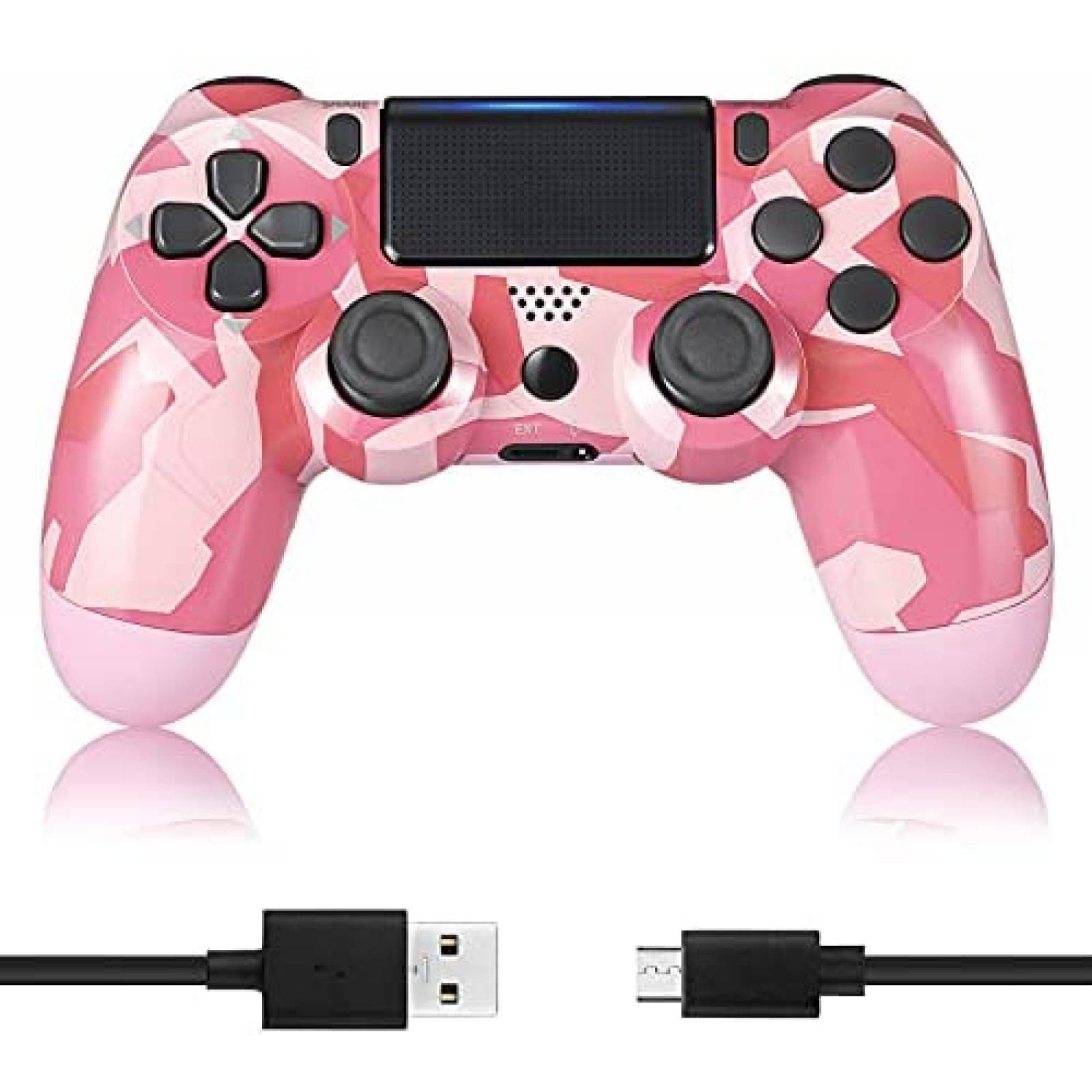 Control Gamer Inalambrico BKBACTICE para Sony PS4 -Rosa