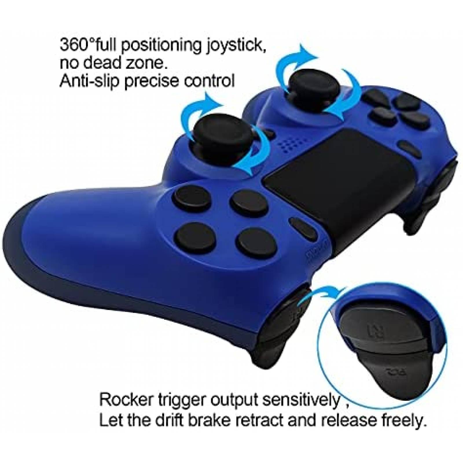 Control Inalambrico Ceozon 2pzas para PlayStation 4 -Negro