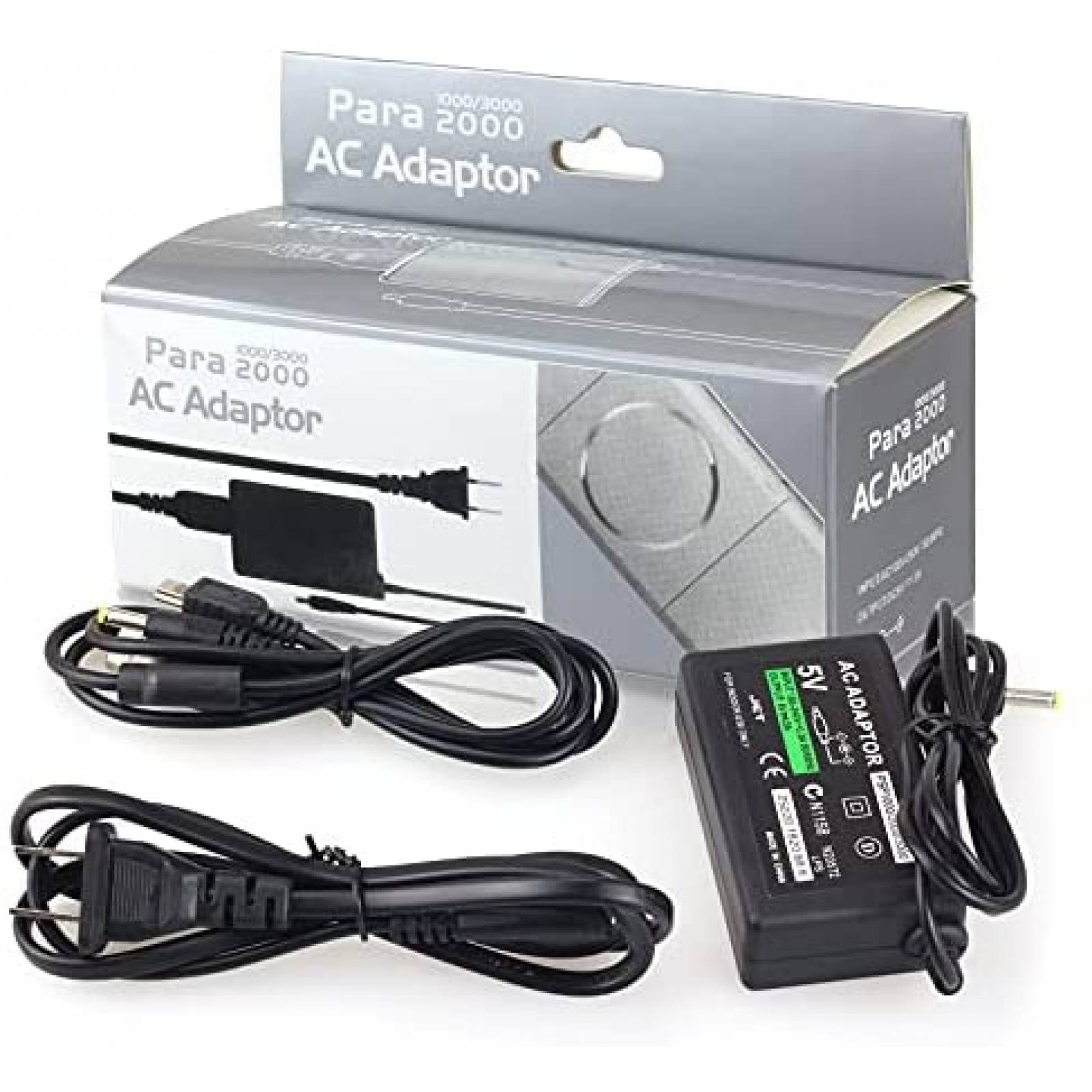 Cable cargador para Sony PSP CHENLAN 4ft 2en1 -Negro