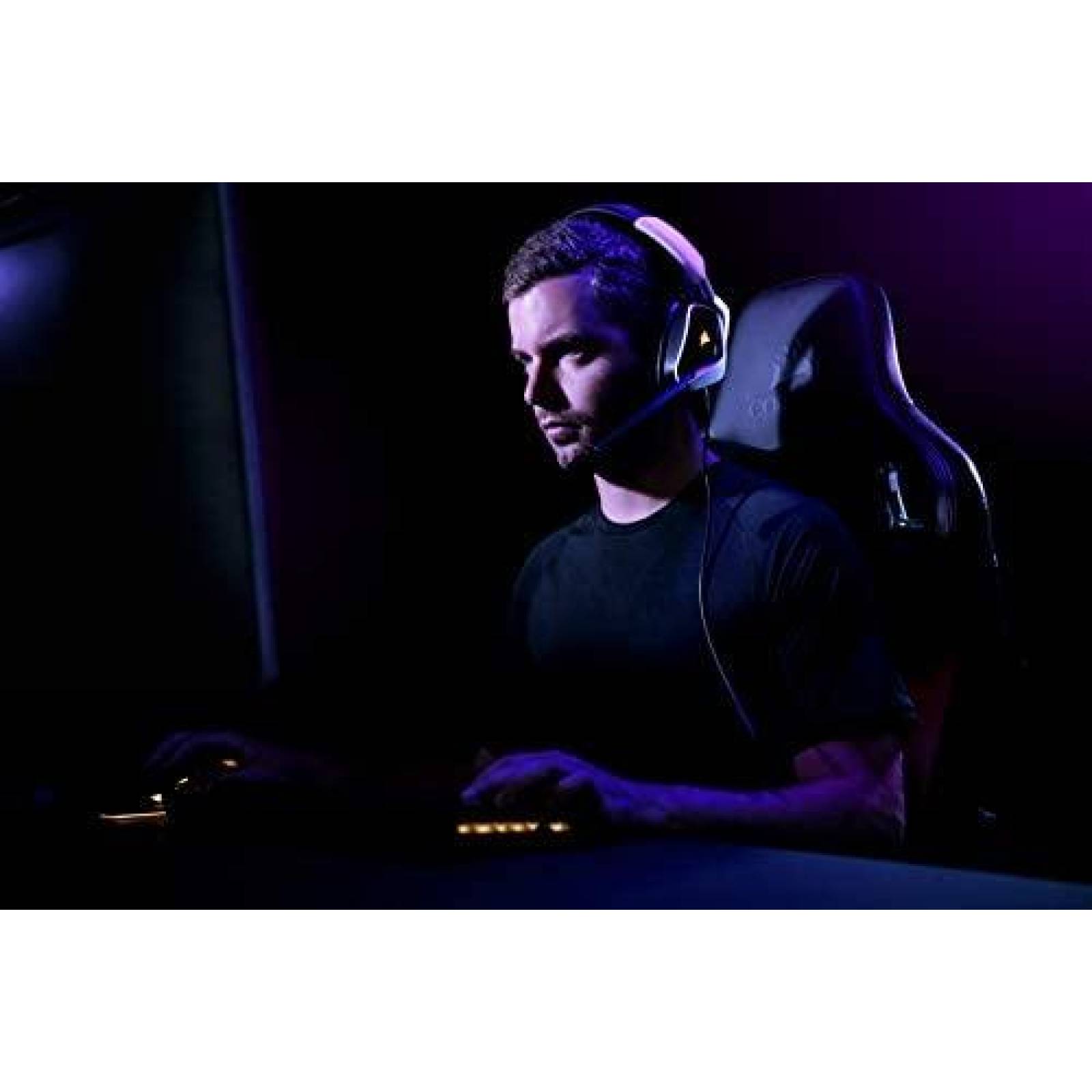 Headset Corsair Void PRO Elite USB con Microfono -Blanco