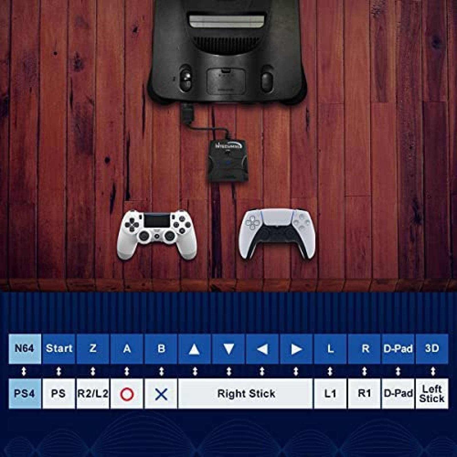 Adaptador para Control de Consola Intec Gaming Bluetooth