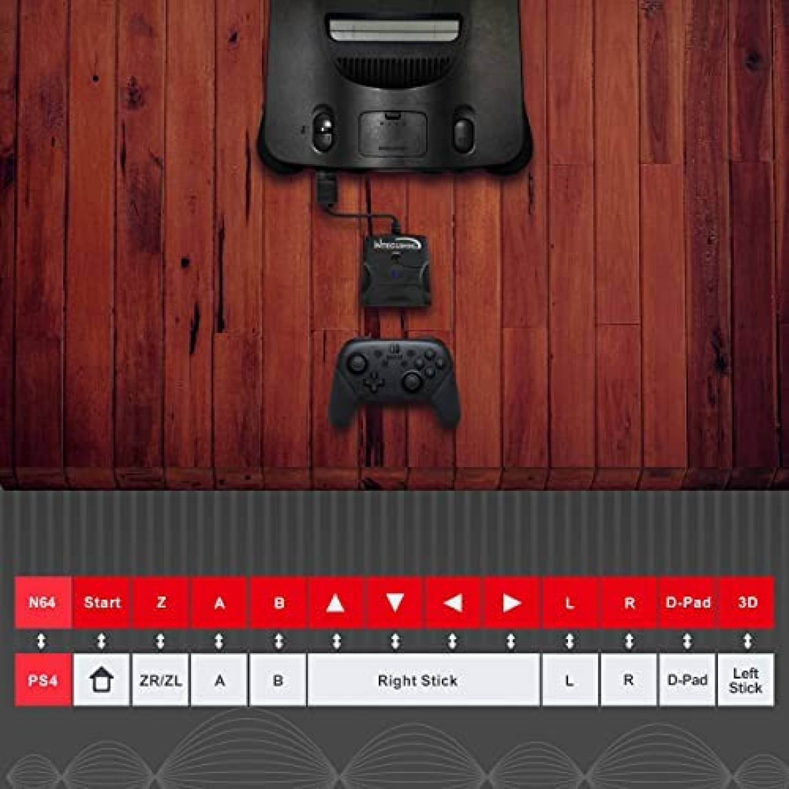 Adaptador para Control de Consola Intec Gaming Bluetooth