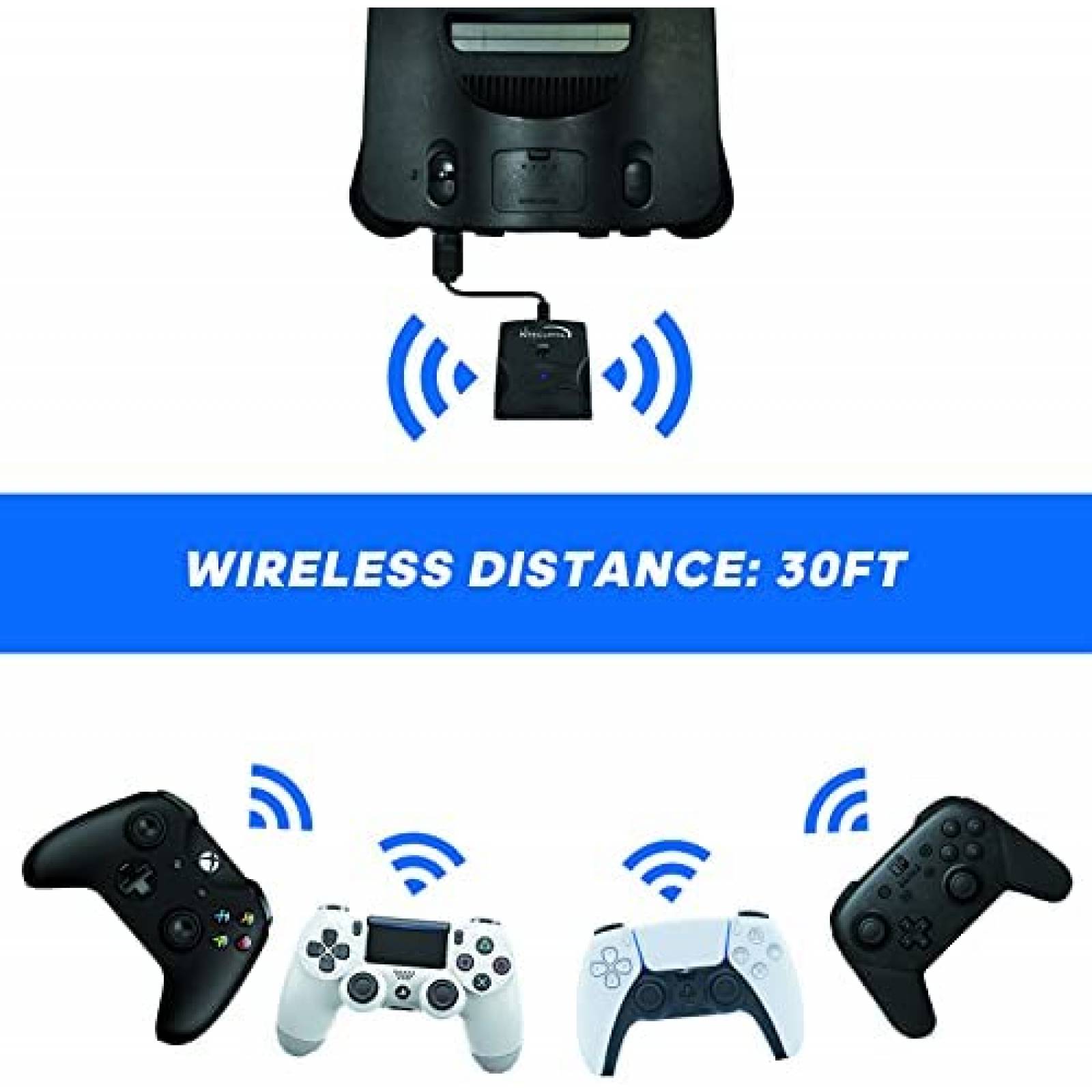 Adaptador para Control de Consola Intec Gaming Bluetooth