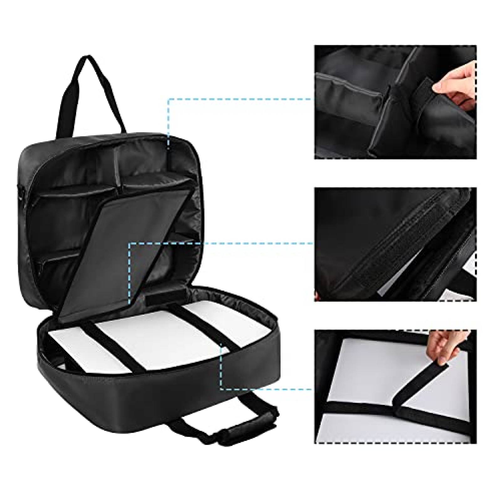 Funda JEWERADO protectora antipolvo para consola PS5 -Negro