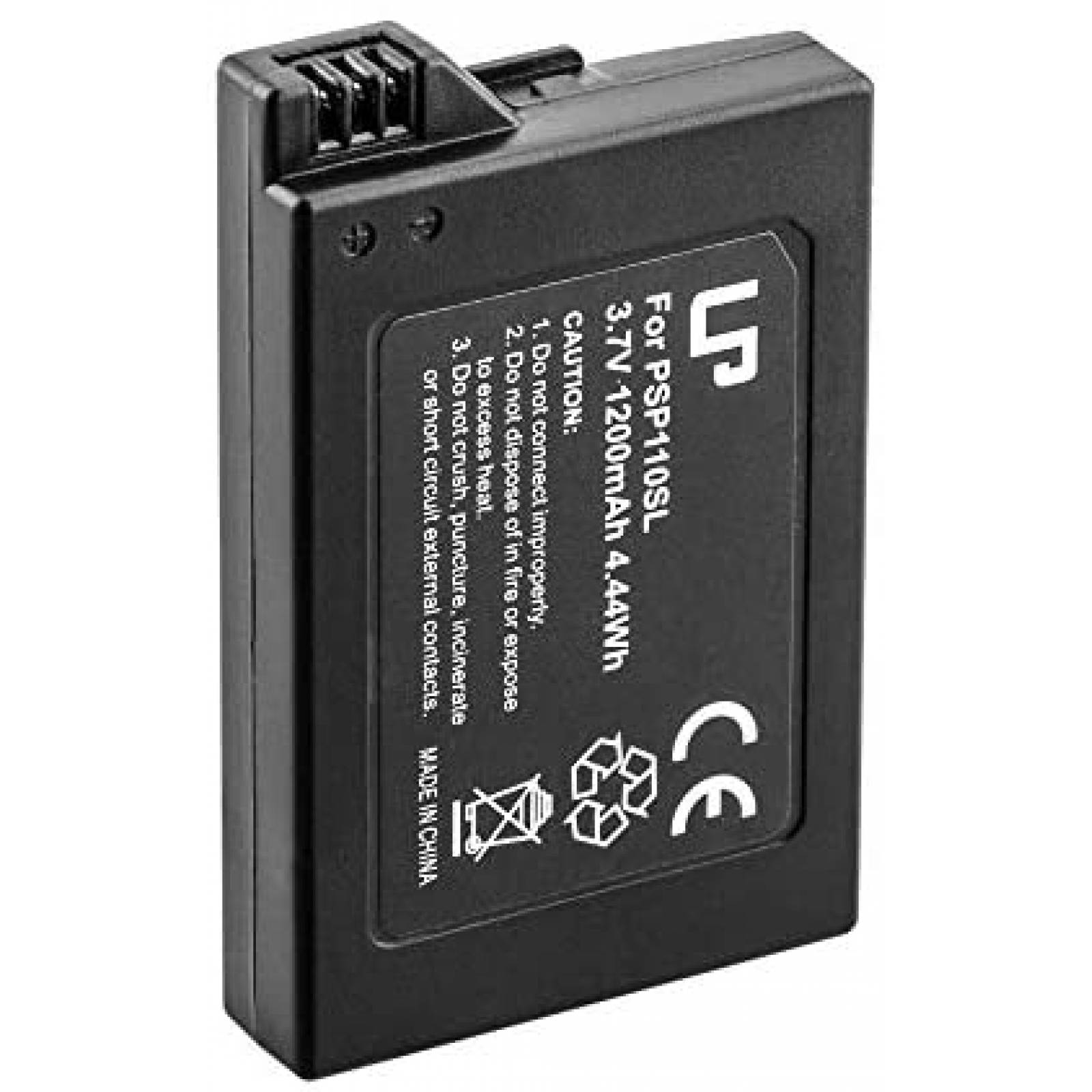 LP Batería PSP S110, paquete de 1 batería recargable de iones de litio de  3.7 V 1200 mAh, compatible con Sony Play Station PSP 3000, serie PSP 2000