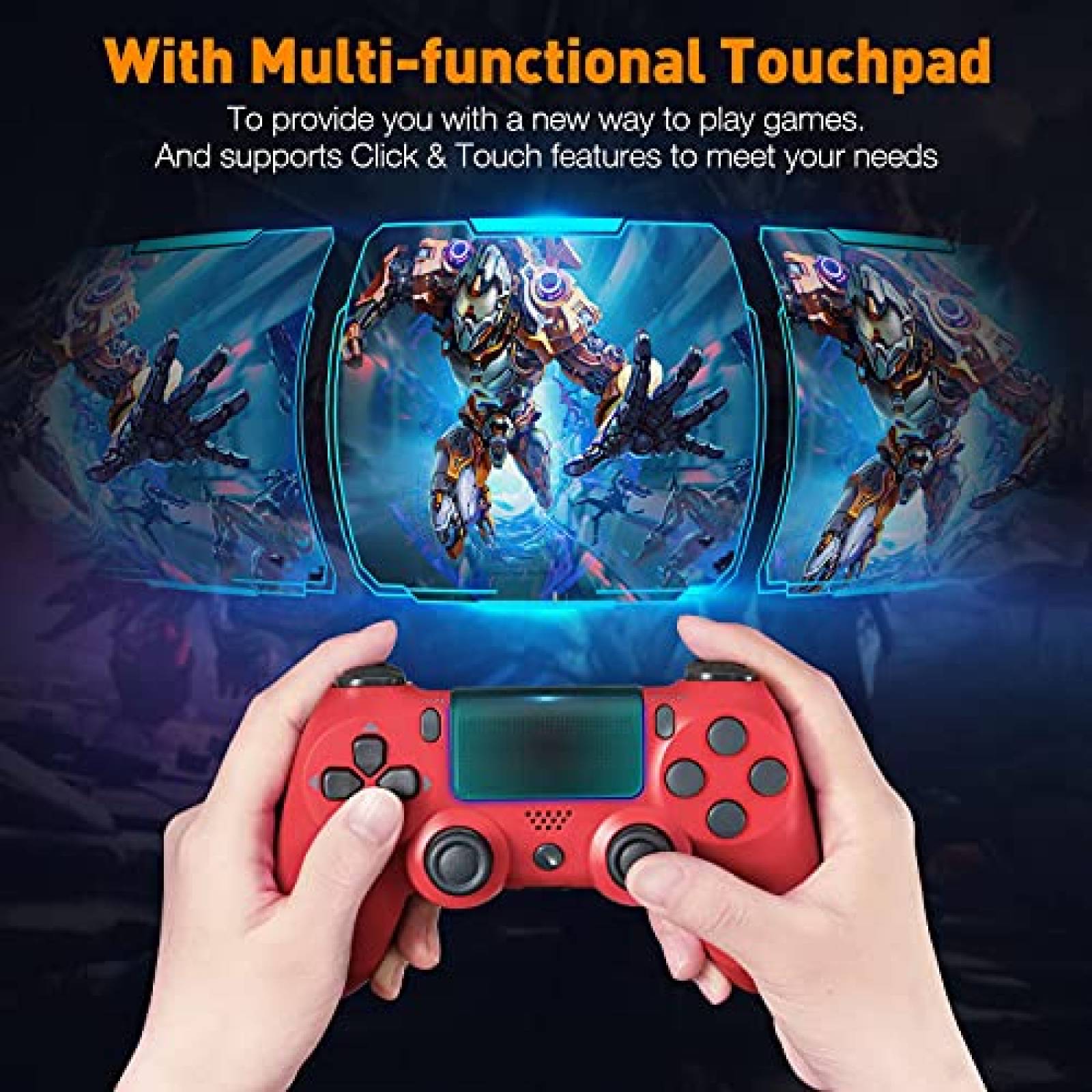 Control para PlayStation 4 Magolin Dual-shock 4 -Rojo