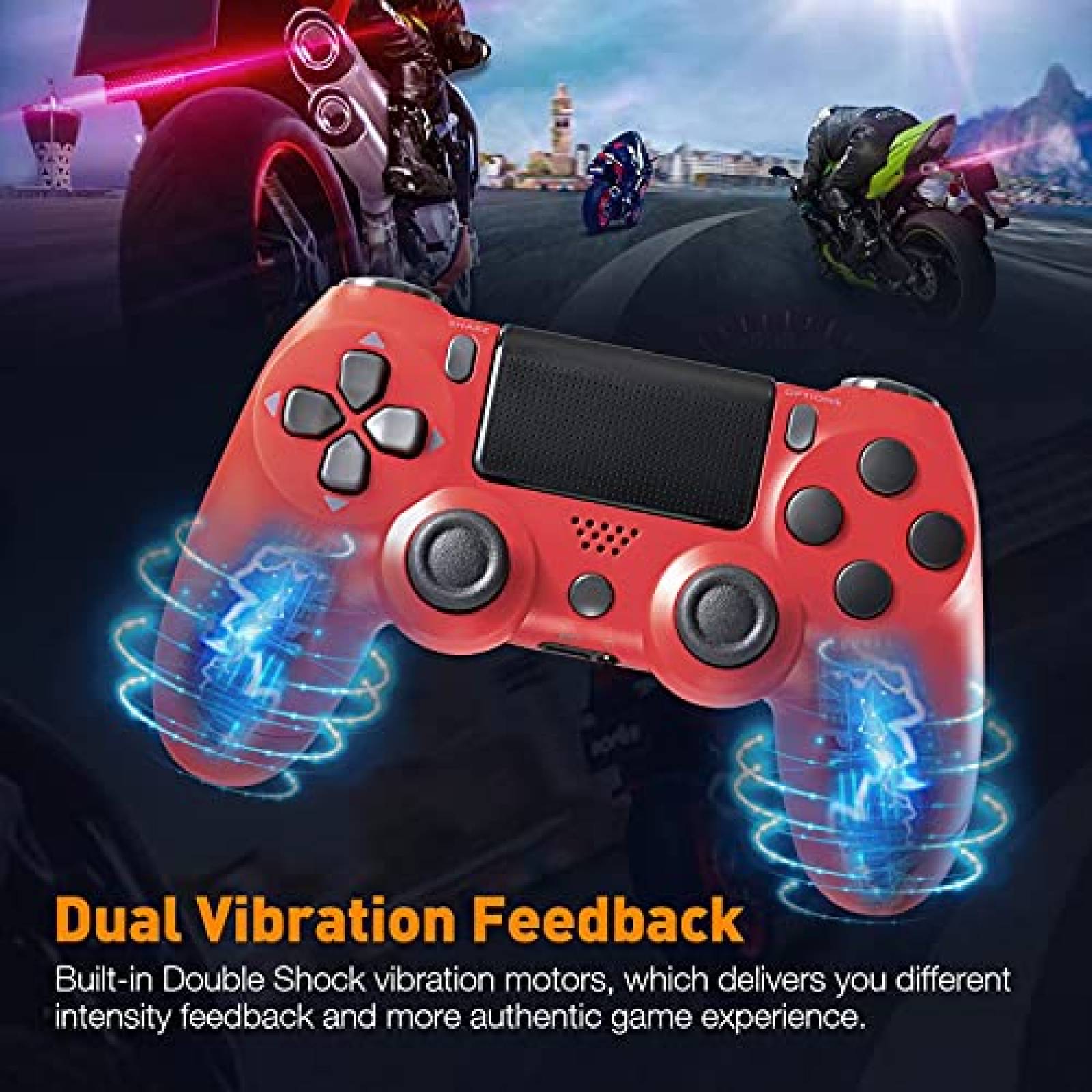 Control para PlayStation 4 Magolin Dual-shock 4 -Rojo