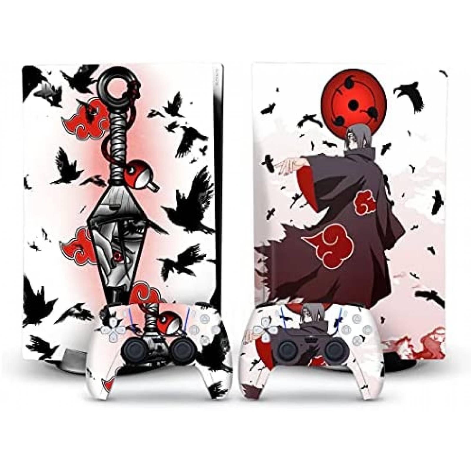 Carcasa Protectora Mmoptop para Sony PS5 Naruto -Blanco