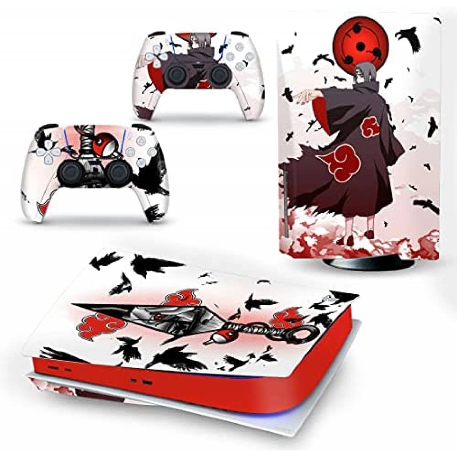 Carcasa Protectora Mmoptop para Sony PS5 Naruto -Blanco
