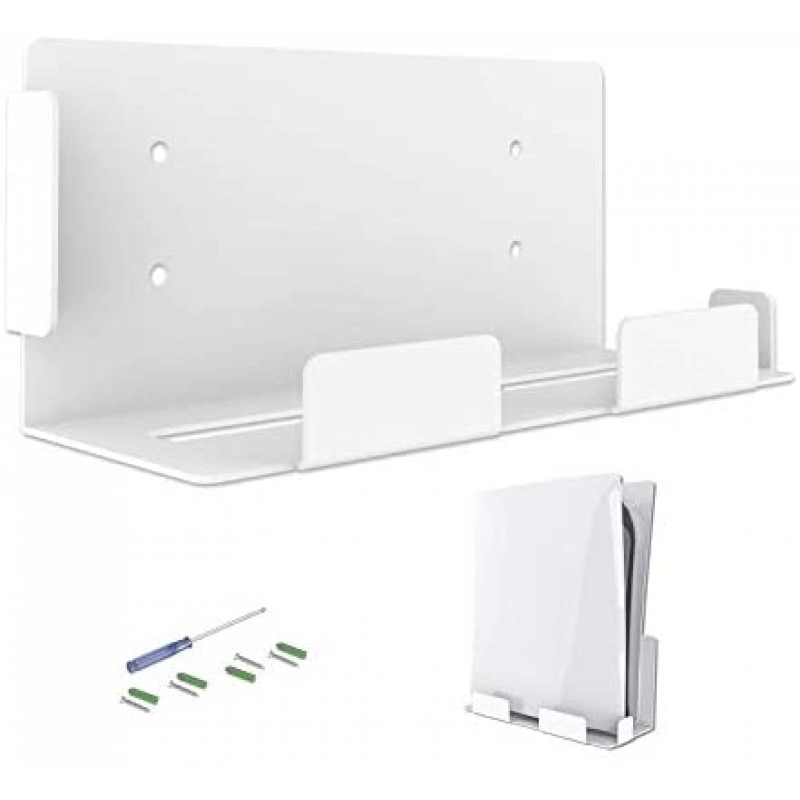 Soporte con Montaje de Pared NexiGo para Sony PS5 -Blanco