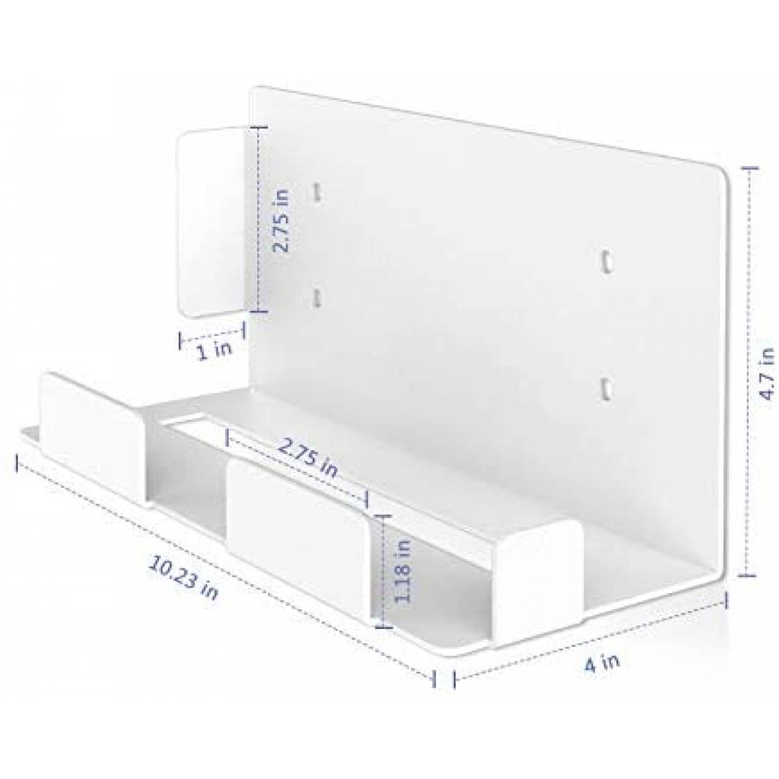 Soporte con Montaje de Pared NexiGo para Sony PS5 -Blanco