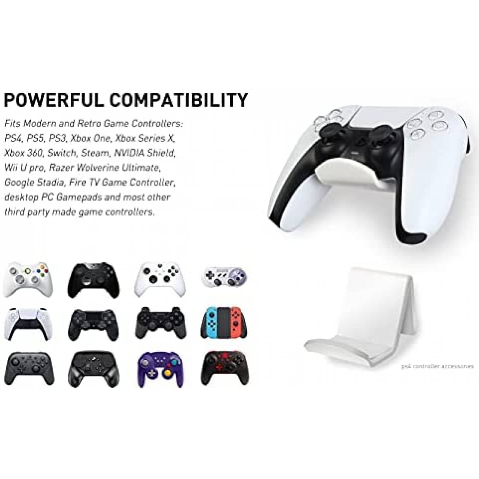 Soportes OAPRIRE 2pzas para Controles de Consola -Blanco