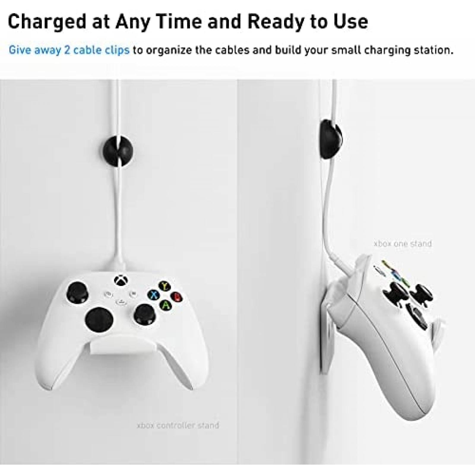 Soportes OAPRIRE 2pzas para Controles de Consola -Blanco