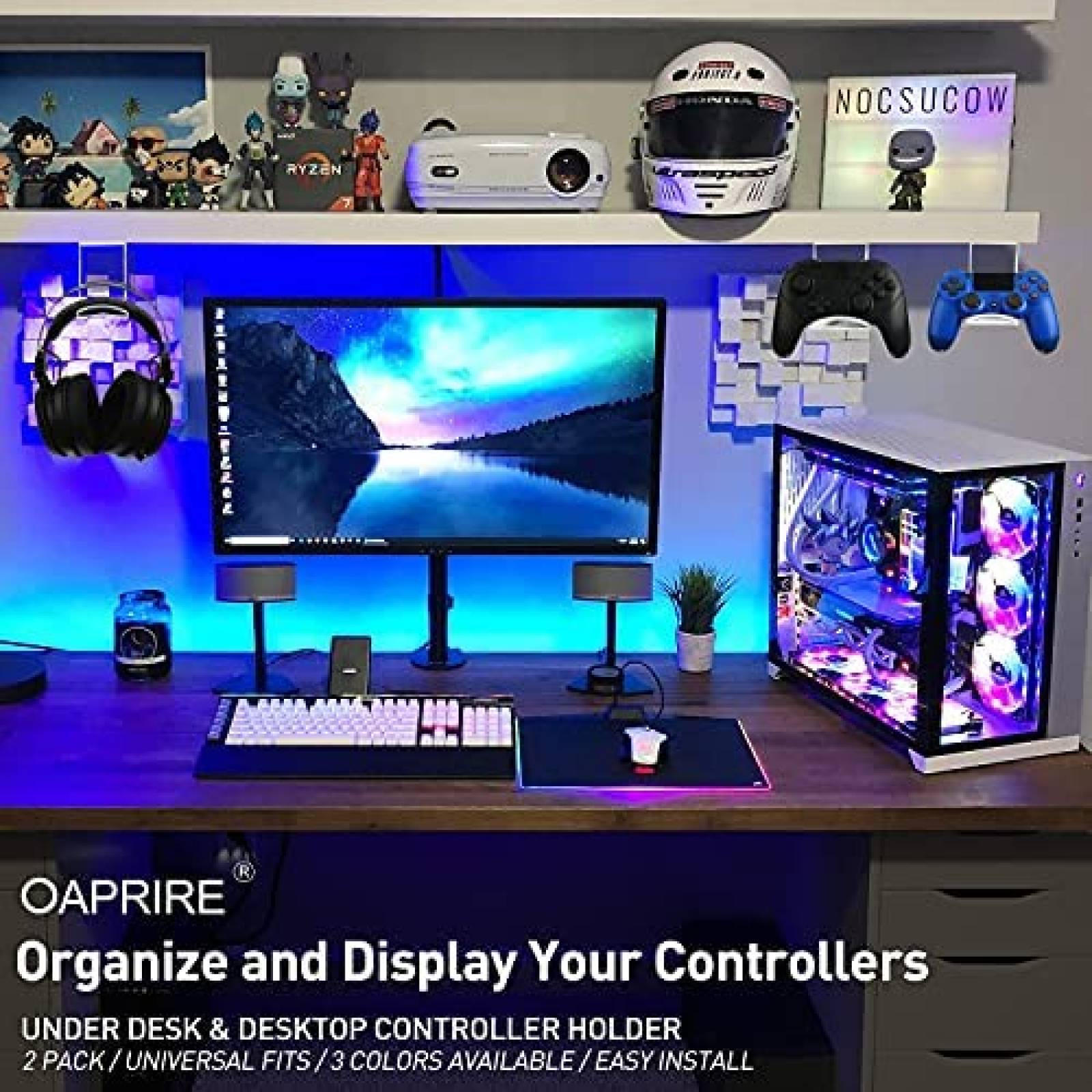 Soporte para control de juego OAPRIRE 2 unidades universal