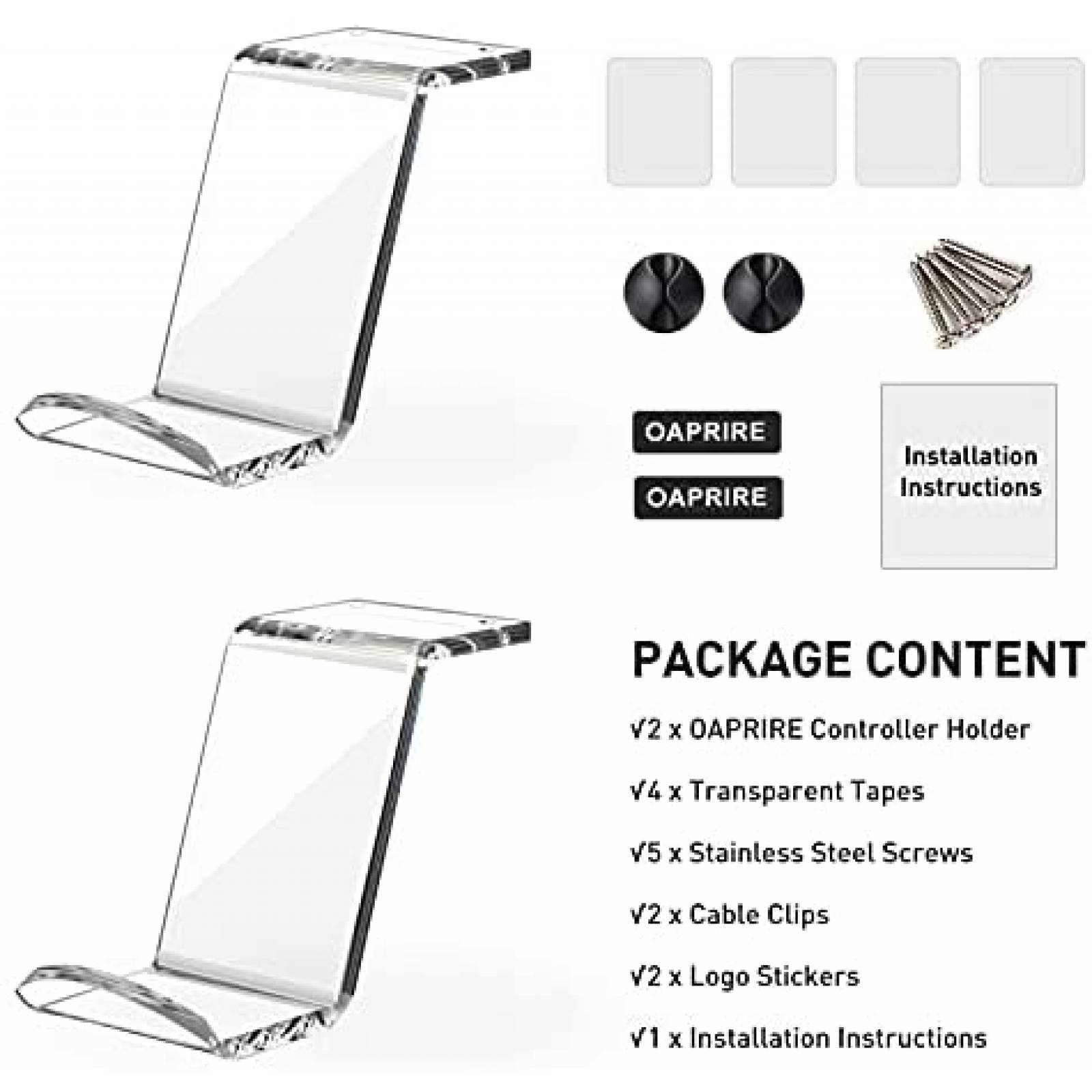 Soporte para control de juego OAPRIRE 2 unidades universal