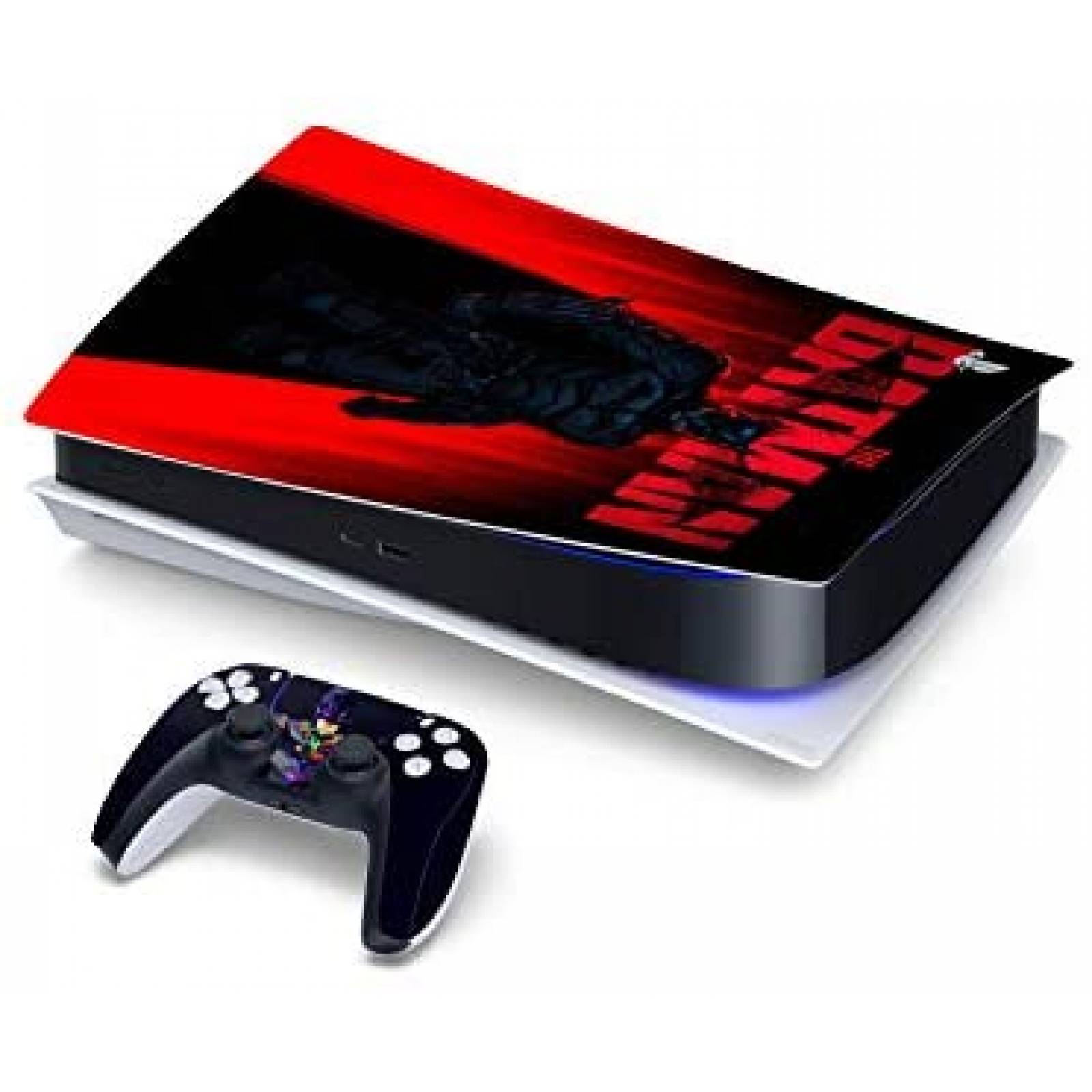 Skin para Consola PEYANZ PS5 Batman/Joker -Rojo/Verde