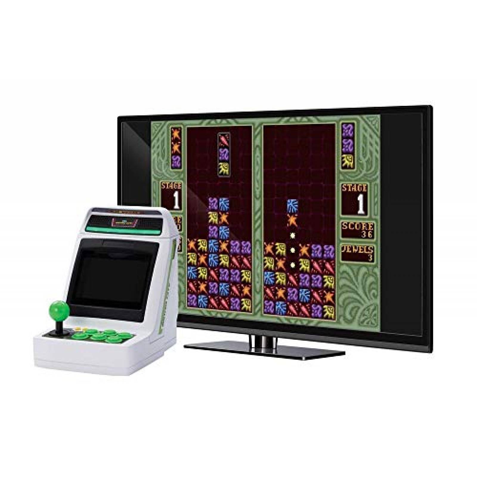 Mini Consola SEGA Astro City Incluye 36 Juegos -Blanco