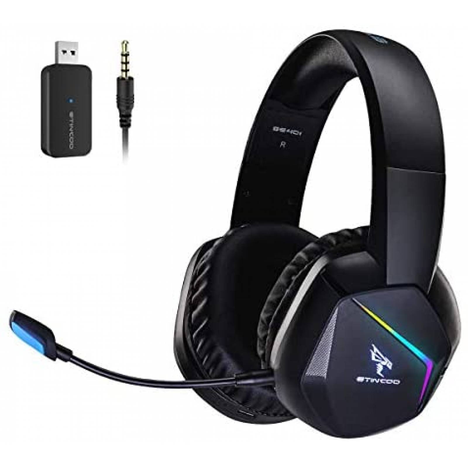 AURICULARES GAMING INALÁMBRICOS PULSE 3D SONY PARA PS4 Y PS5 USB - Blanco y  negro — Cover company