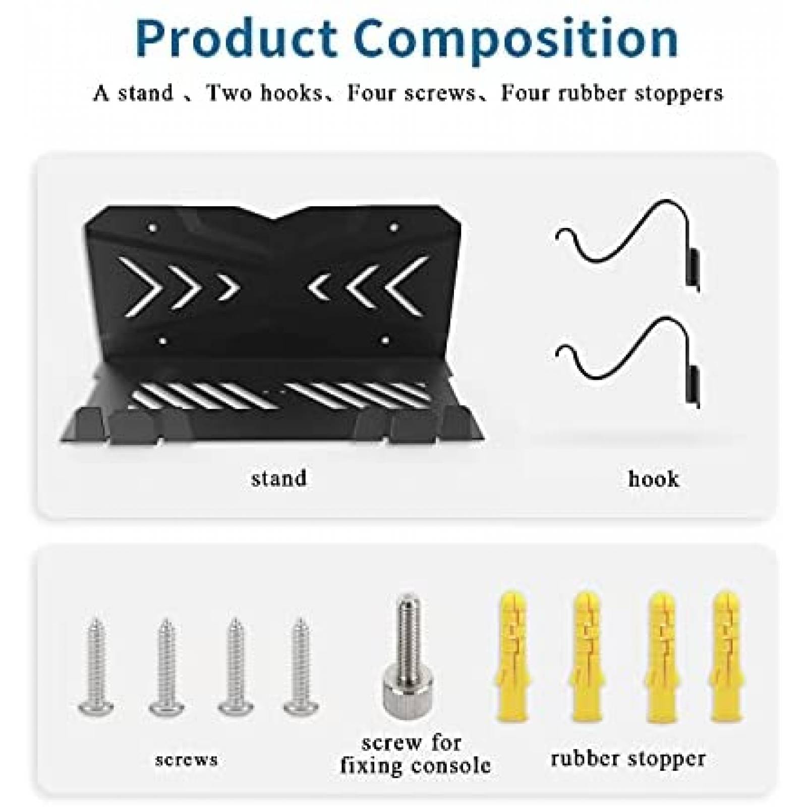 Soporte de pared para PS5 UPOK de metal montaje invisible
