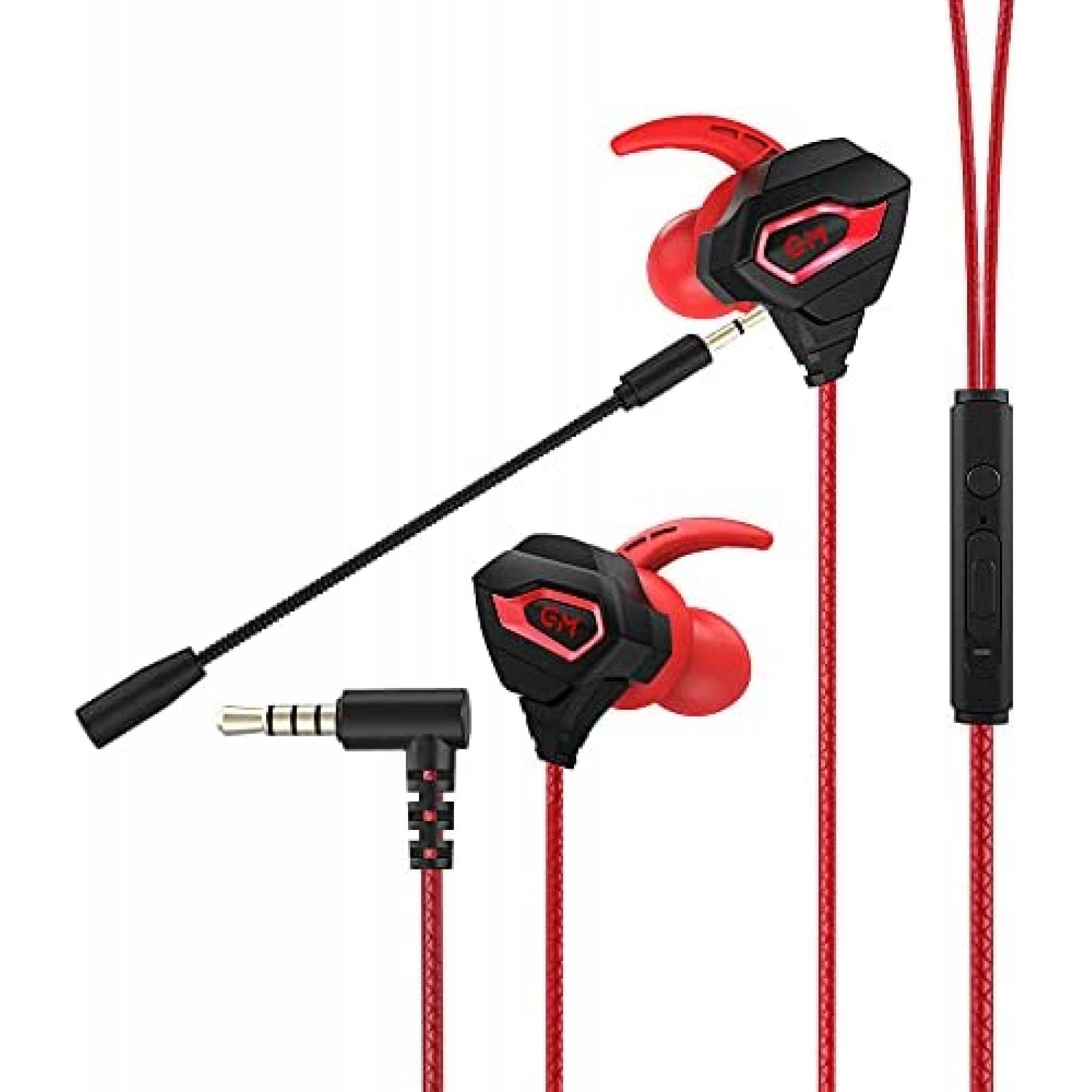 Auriculares VersionTECHS Con Microfono Para PS5/PS4 -Rojo
